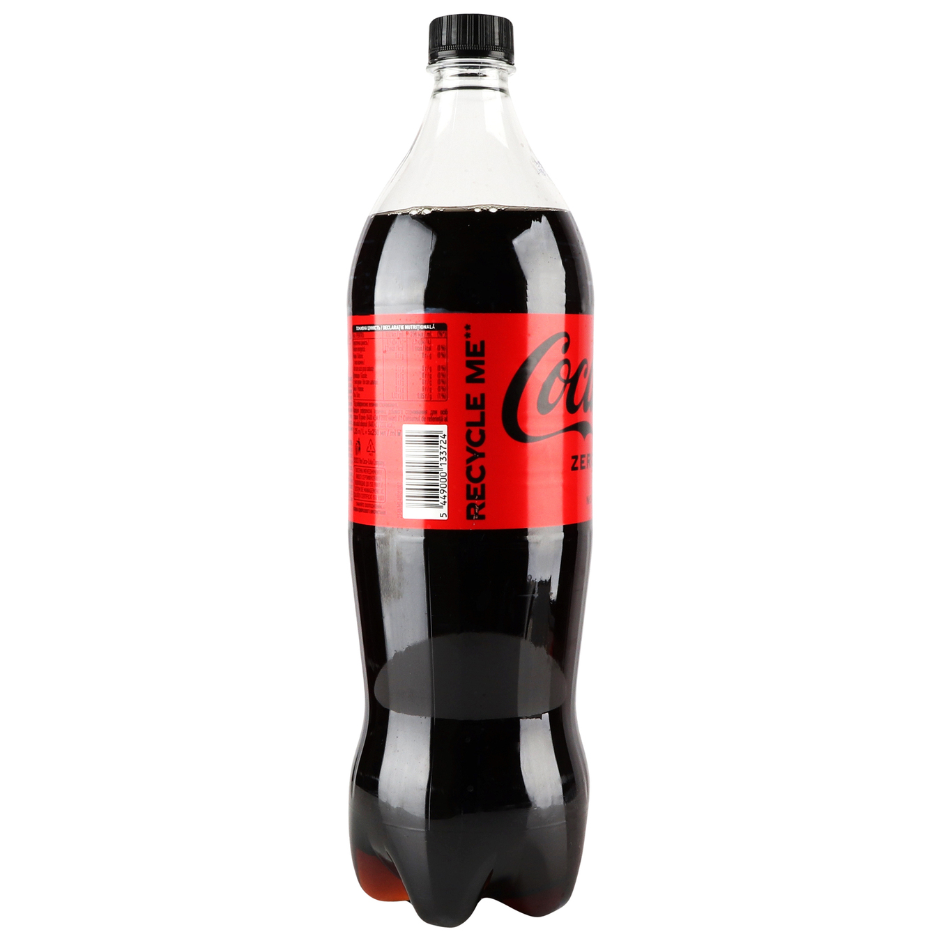 Напій сильногазований Coca-Cola ZERO SUGAR 1,25л 3