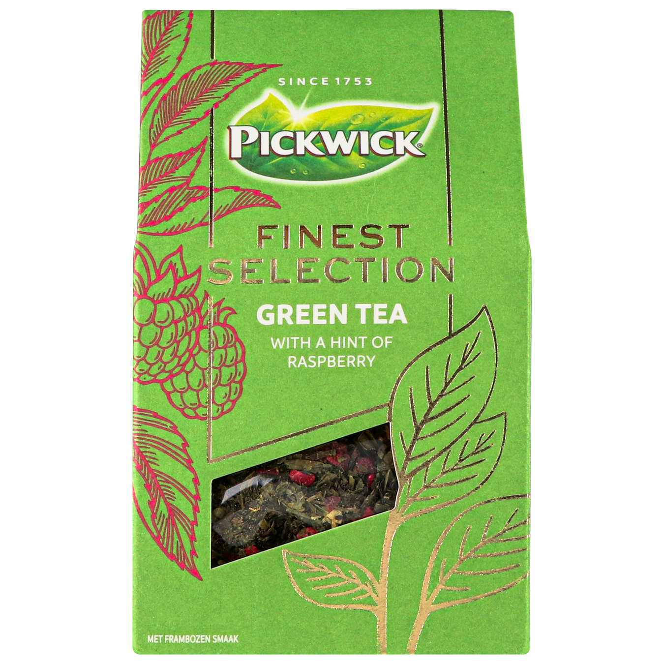 Pickwick green tea flavored with pieces of berries 50g