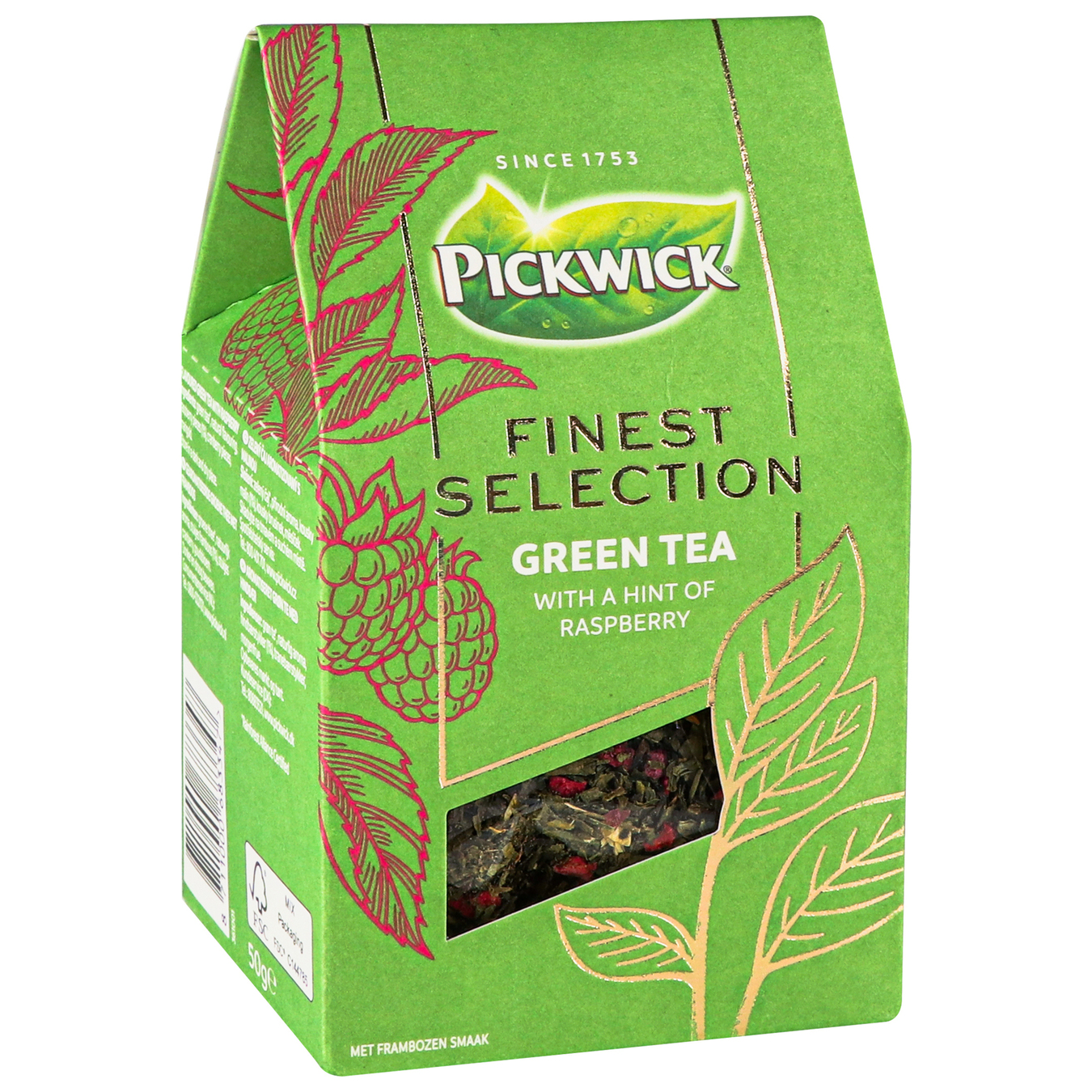Чай зеленый Pickwick ароматизированный с кусочками ягод 50г. 5