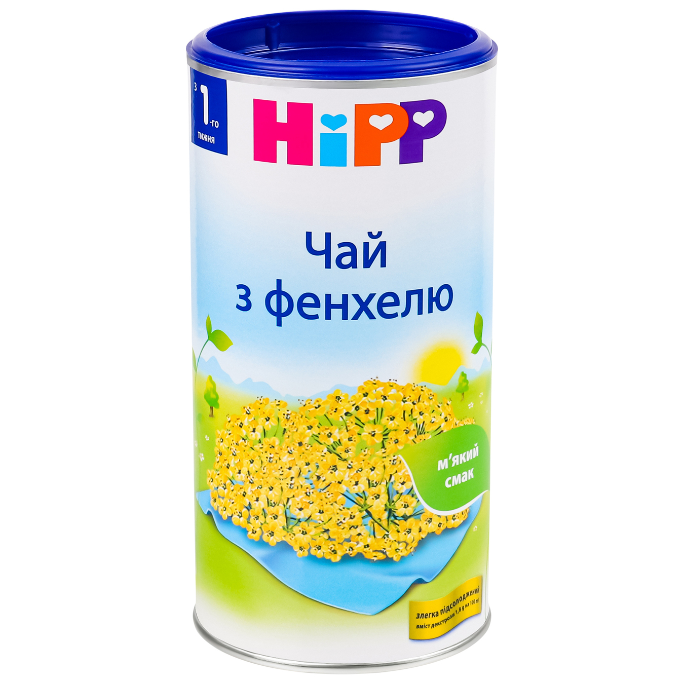Чай дитячий HiPP трав'яний з фенхелю з 1 тижня 200г 4