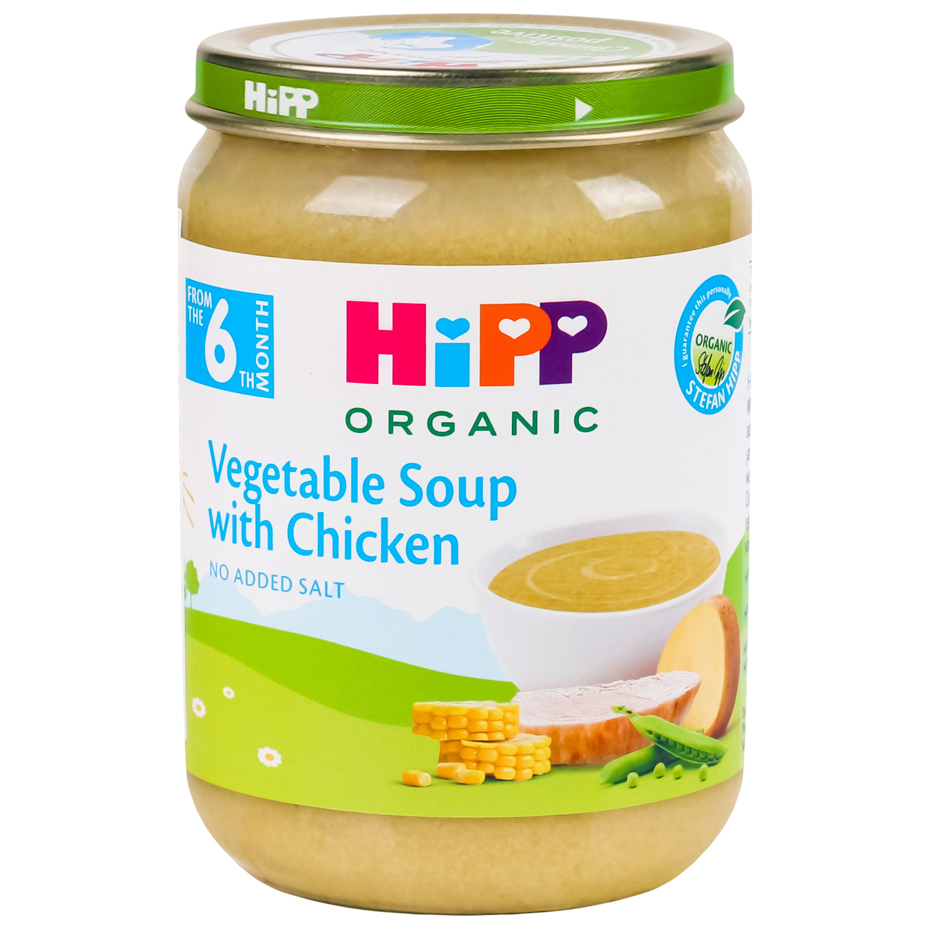 Суп HiPP овочевий з курчам 190г 3