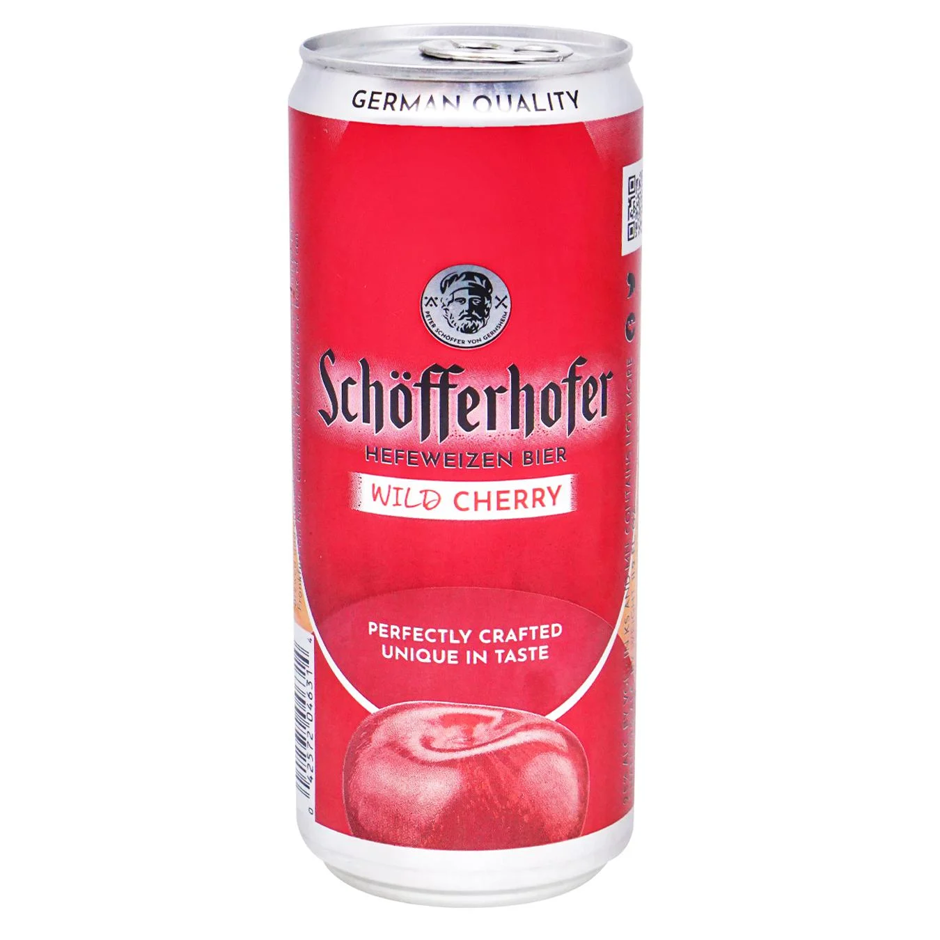 Light beer Schofferhofer with a taste of cherry 2.5% 0.33 l iron can