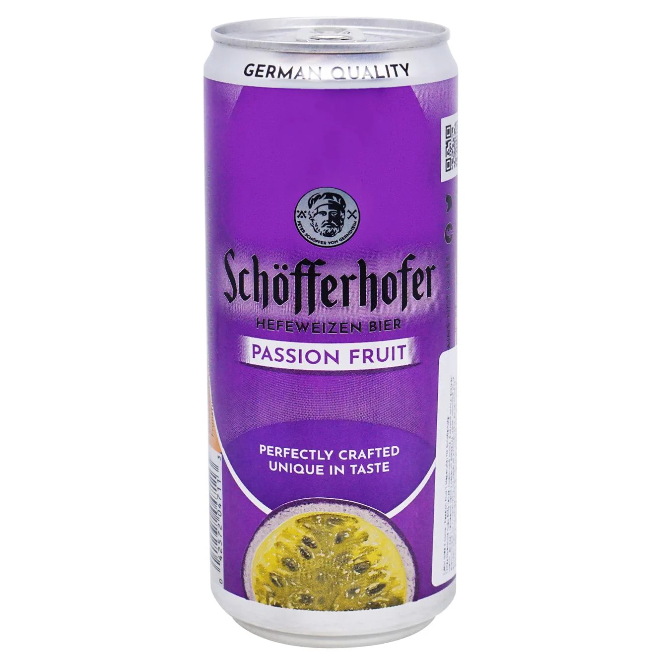 Пиво светлое Schofferhofer со вкусом маракуйя 2,5% 0,33л железная банка