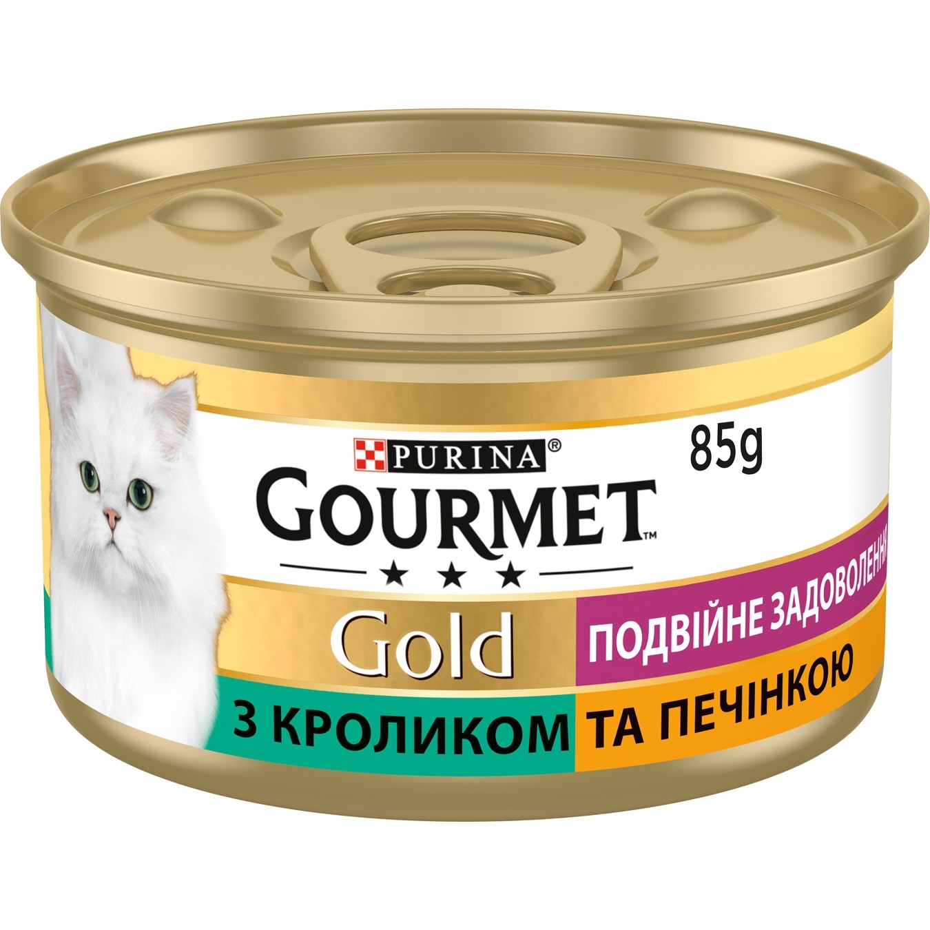 Корм Purina Gourmet Gold Duo з кроликом та печінкою для дорослих котів 85г