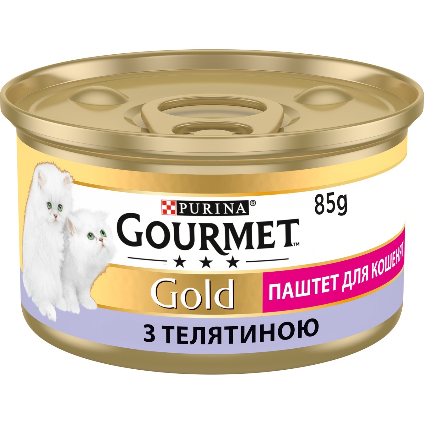 Корм Purina Gourmet Gold паштет з телятиною для кошенят віком від 6 тижнів до 1 року 85г