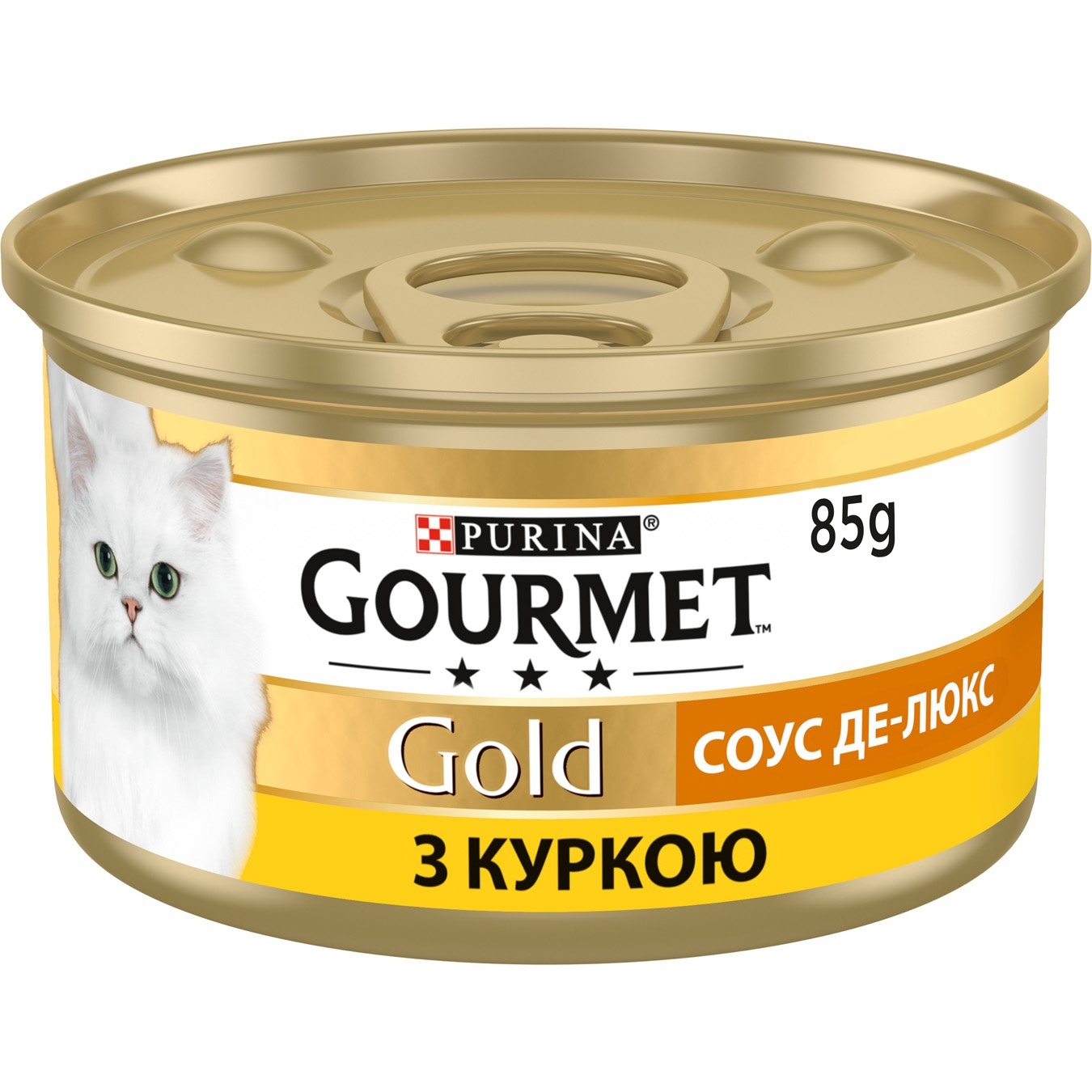 Корм Purina Gourmet Gold Соус Де-люкс з куркою для дорослих котів 85г