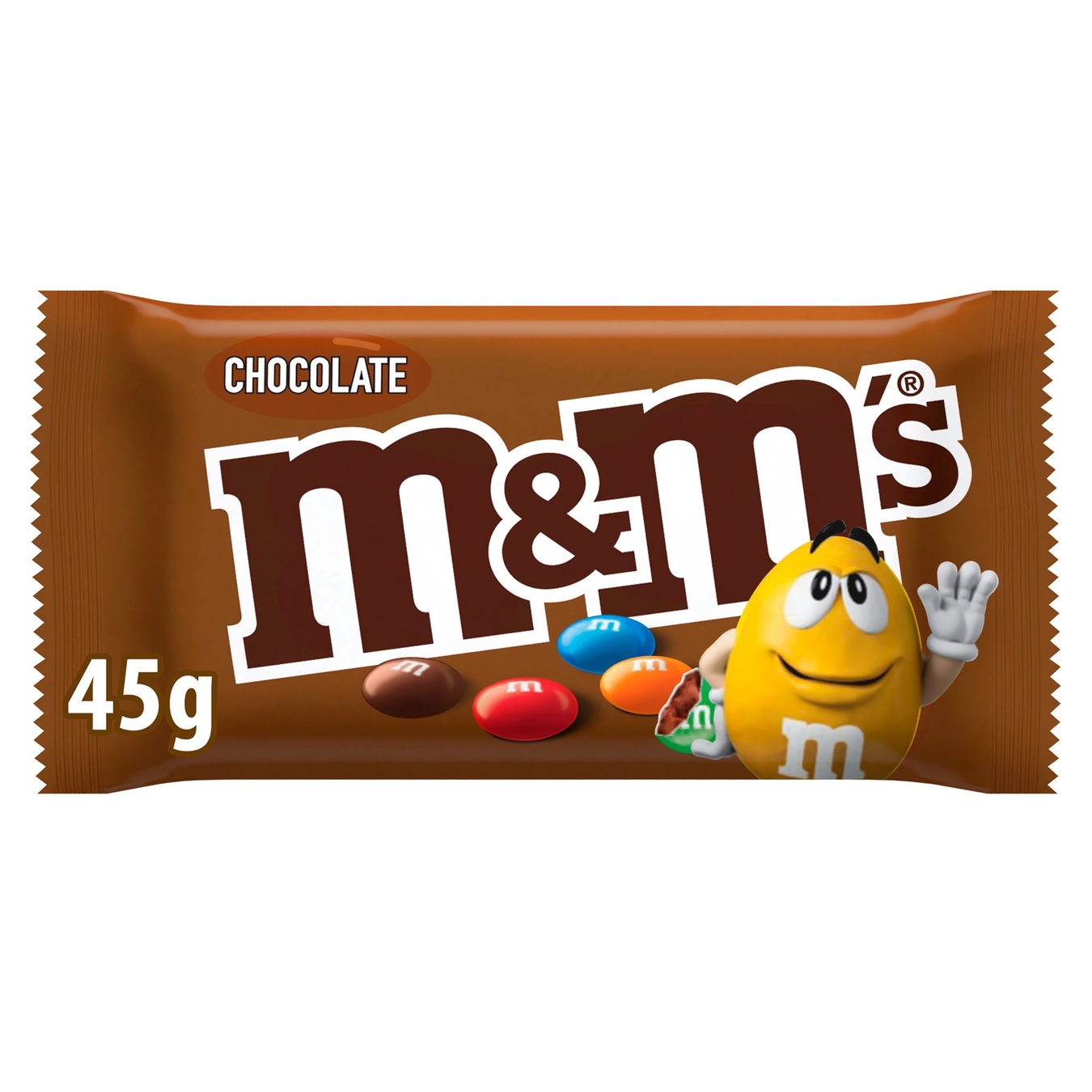 Драже M&M's з молочним шоколадом у різнокольоровій глазурі 45г