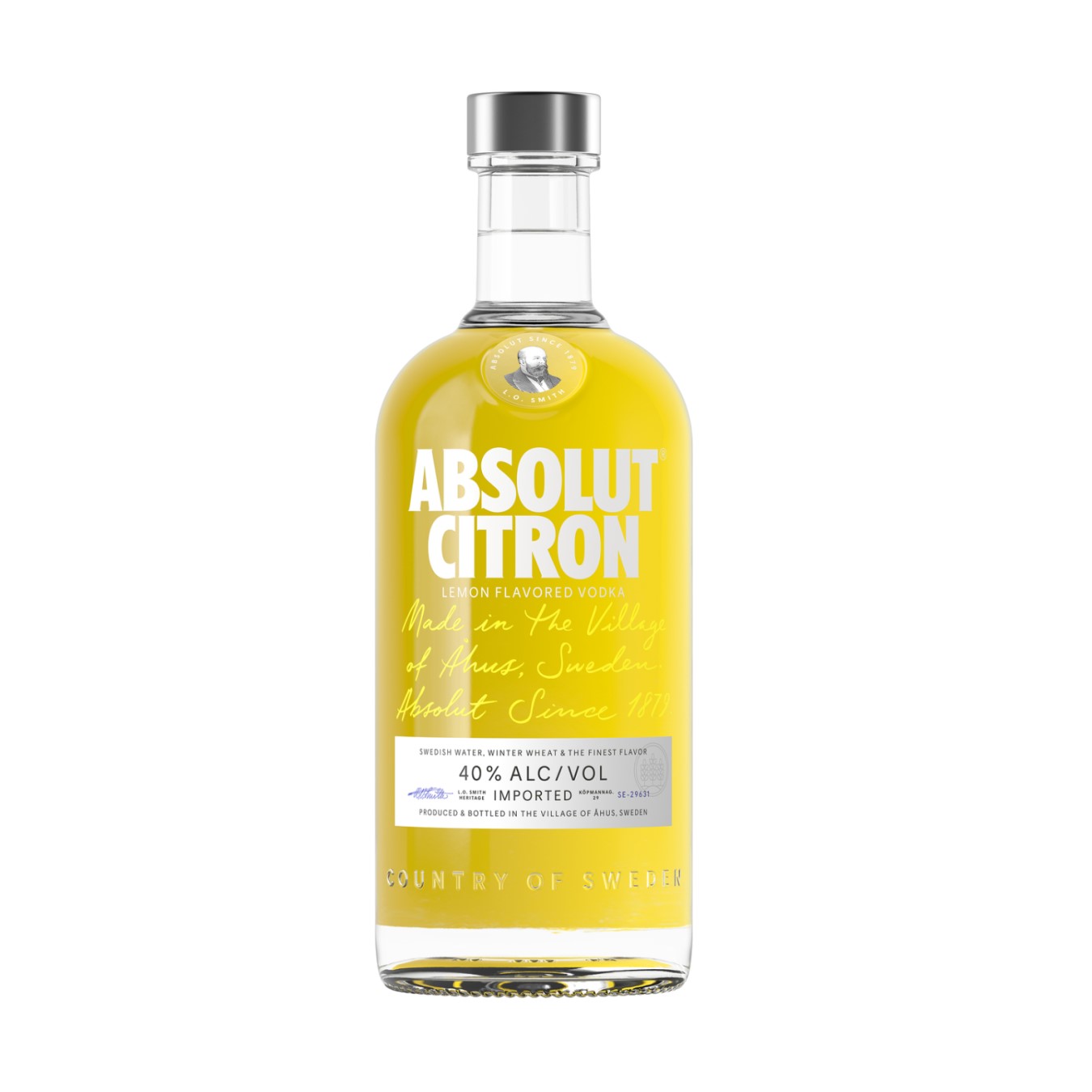 Absolut Citron Vodka with lemon taste 40% 0,7l