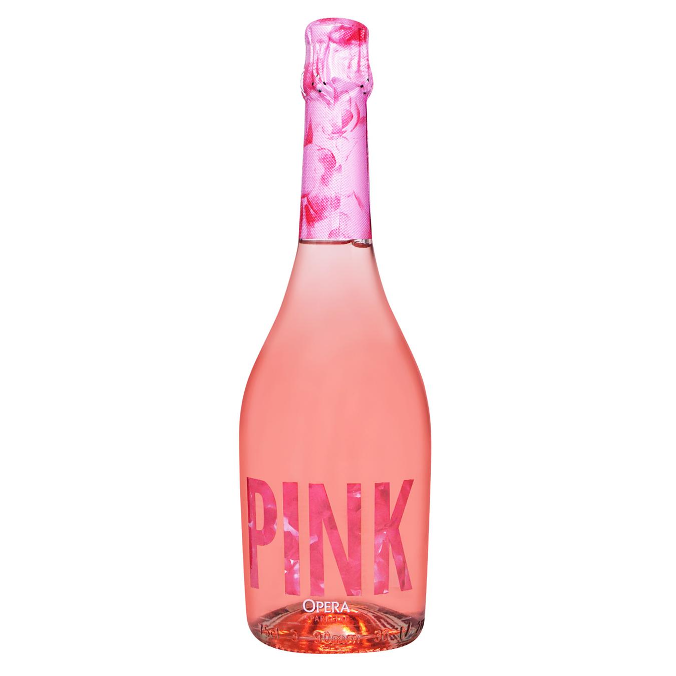 Sparkling wine drink Opera Charmat pink sweet 7% 0.75 l