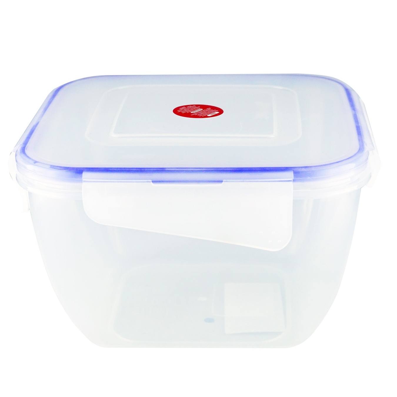 Aleana container for food storage with a clamp square transparent 1.5 l