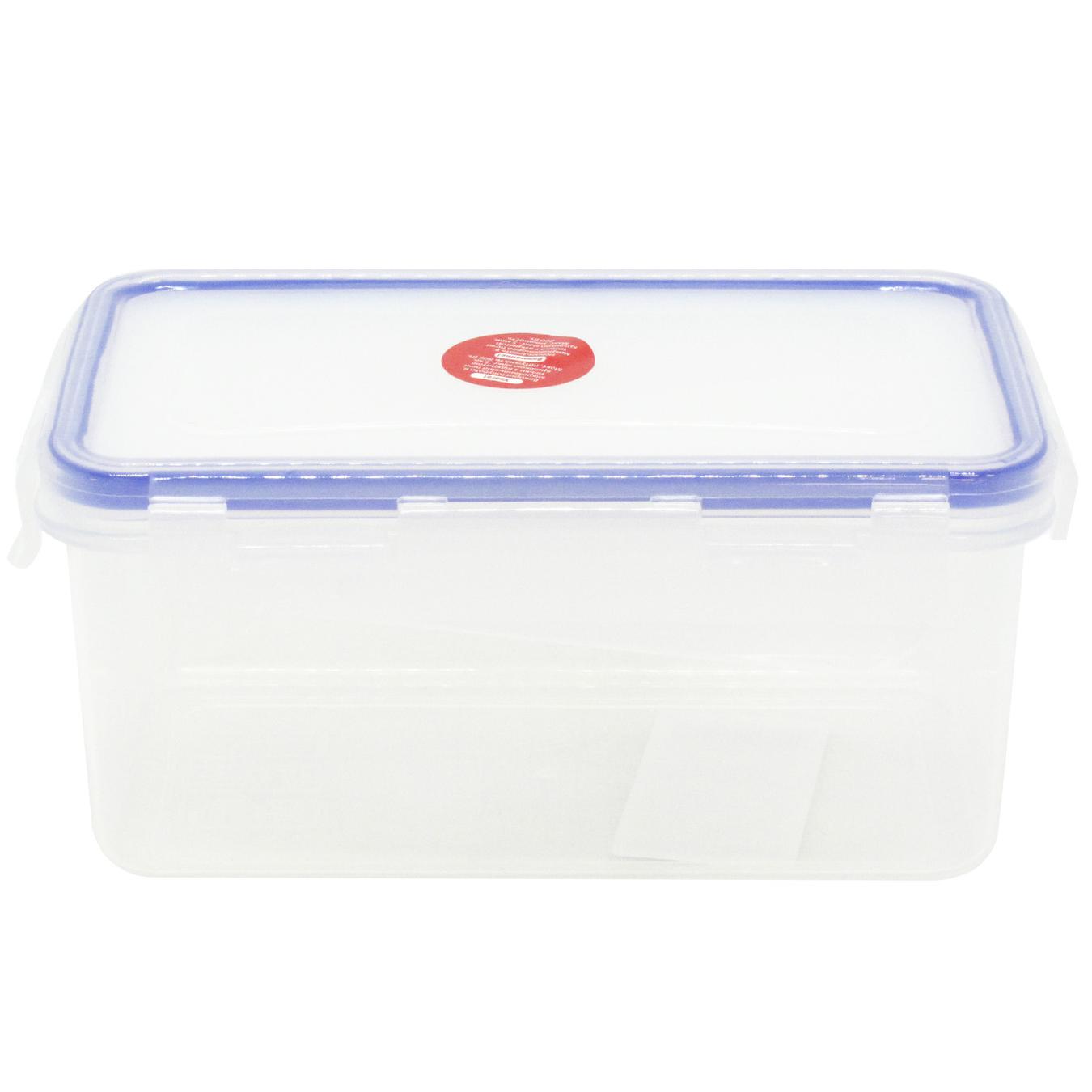 Aleana container for food storage with a clamp rectangular transparent 0.65 l