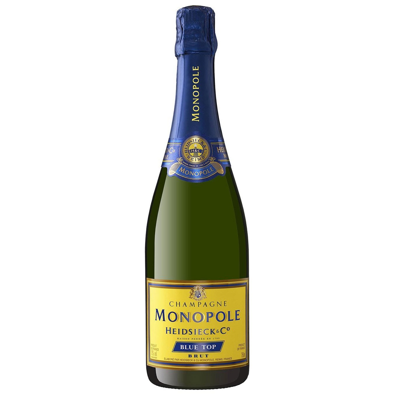 Шампанское Heidsieck Monopole Blue Top белый брют 12,5% 0,75л