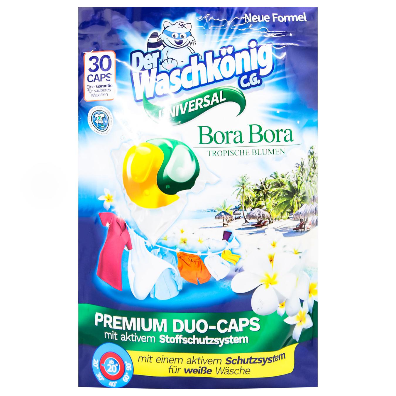 Capsules for washing Waschkönig Universal Bora Bora 30 pcs