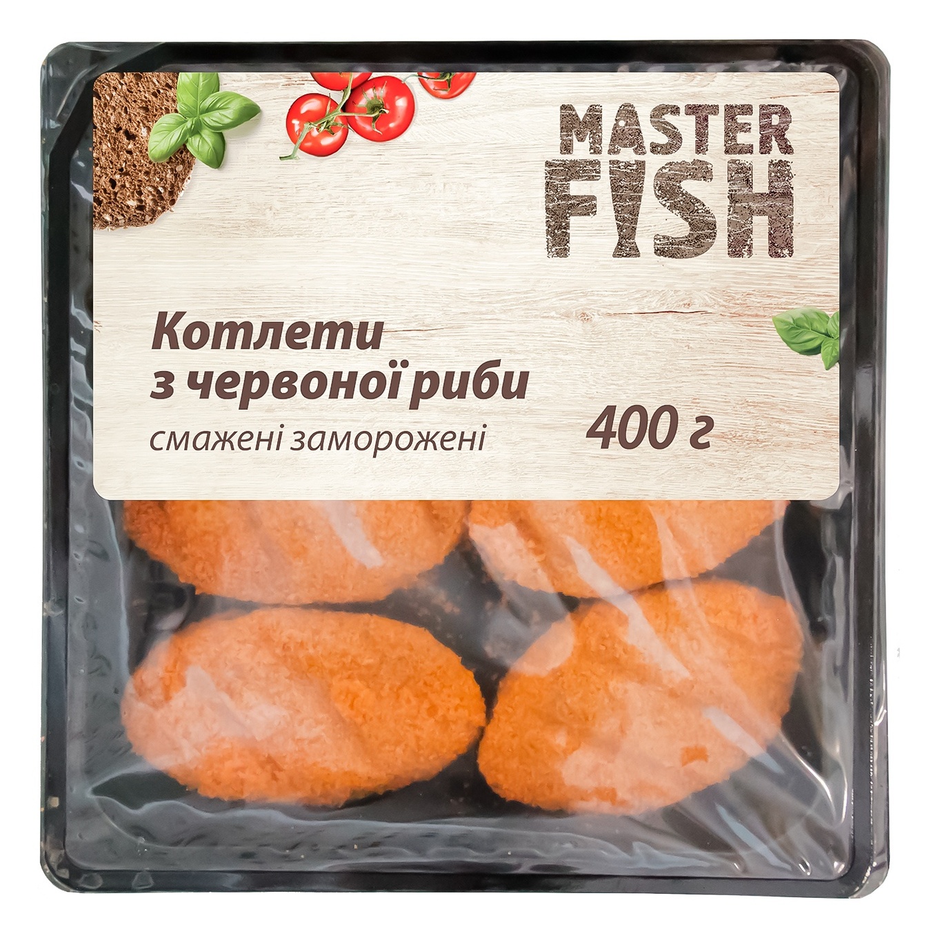 Котлеты Master Fish из красной рыбы 400г