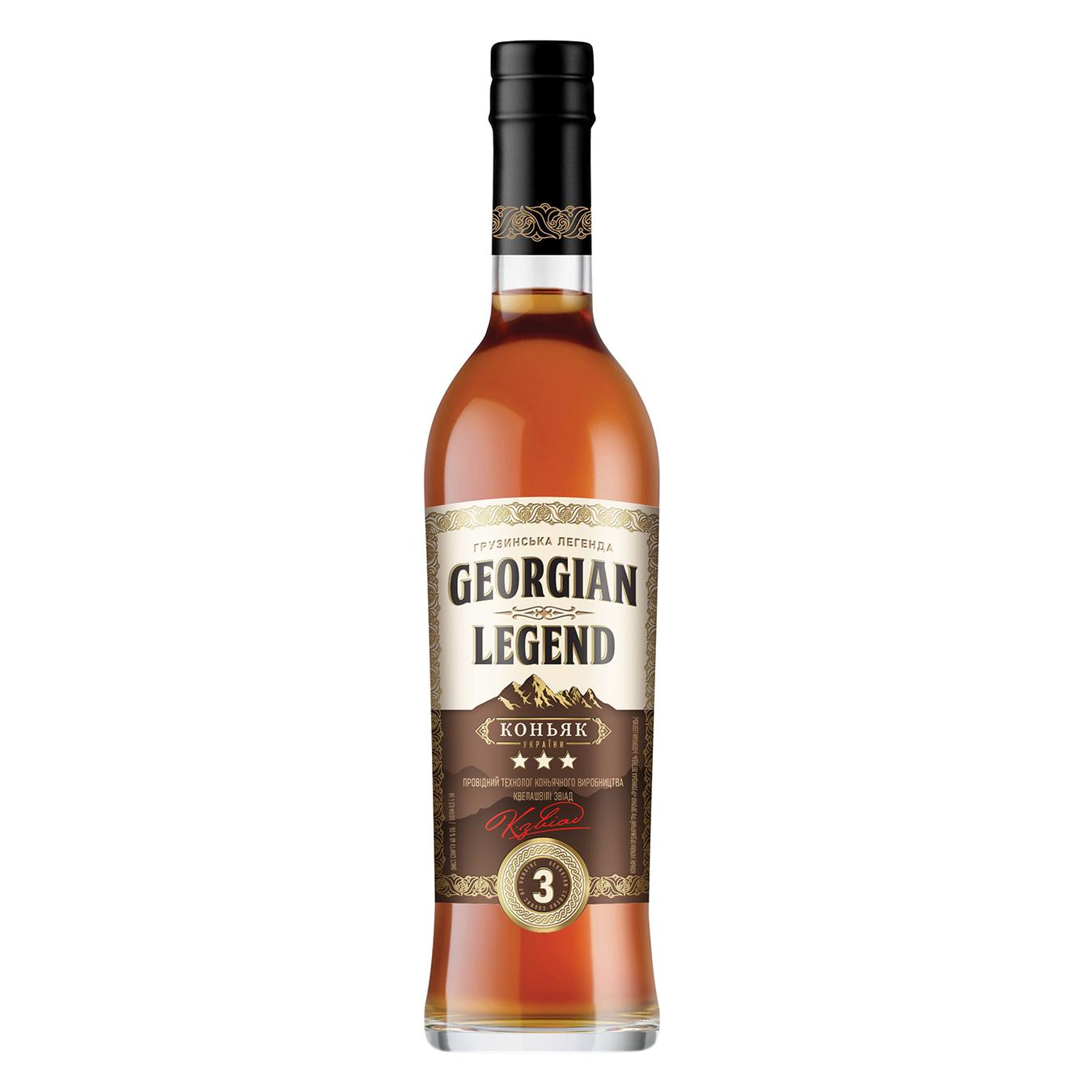 Коньяк Georgian Legend 3* 40% 0,5л