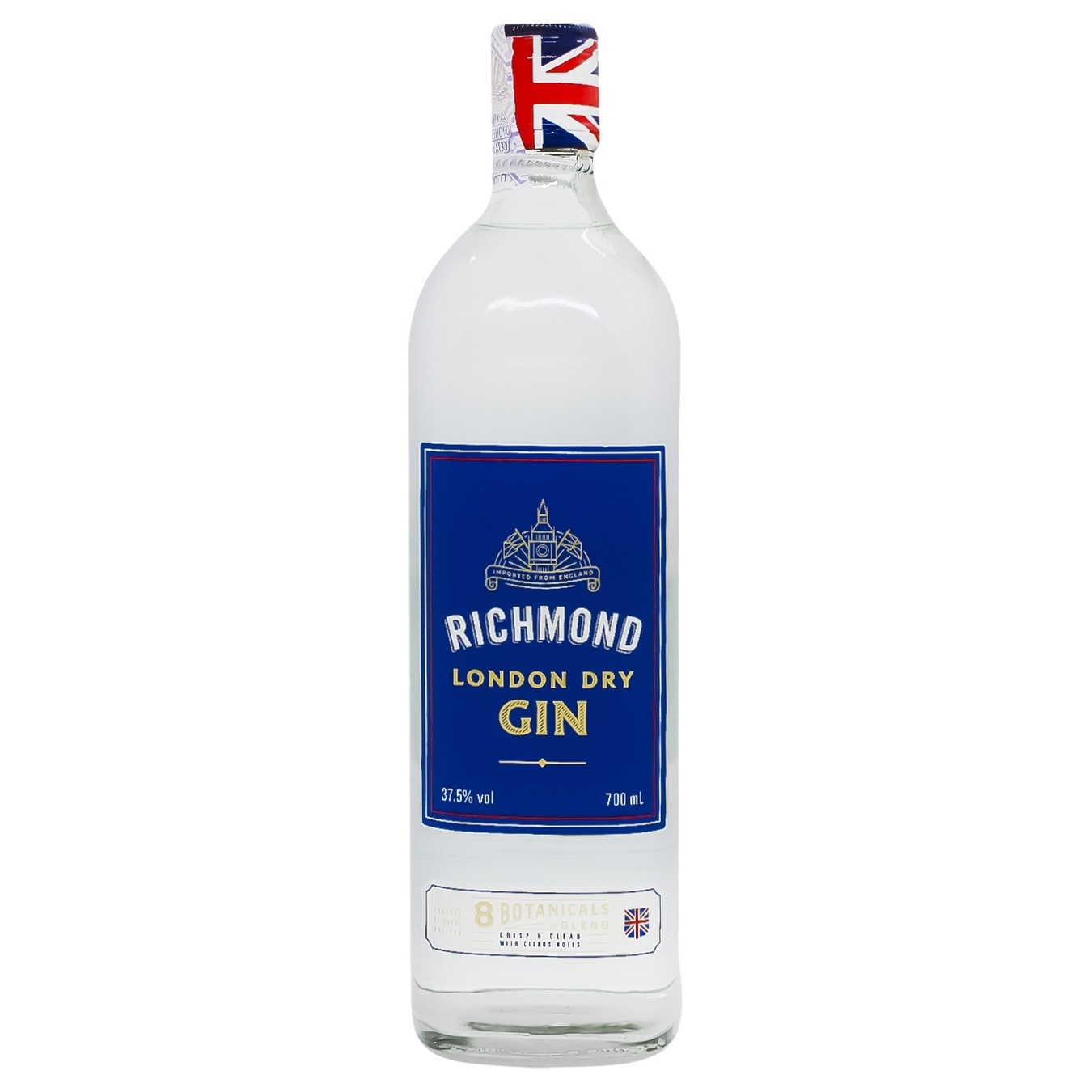 Джин Richmond London Dry Gin 37,5%, 0,7л