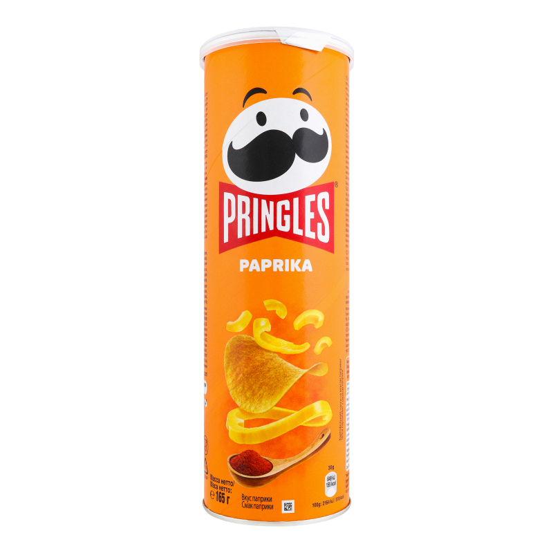 Pringles sweet paprika potato chips 185g