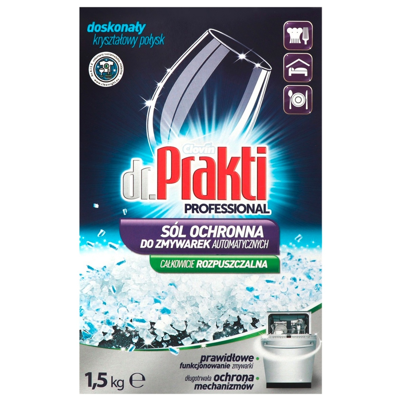 Salt for dishwashers Dr. Prakti 1.5 kg
