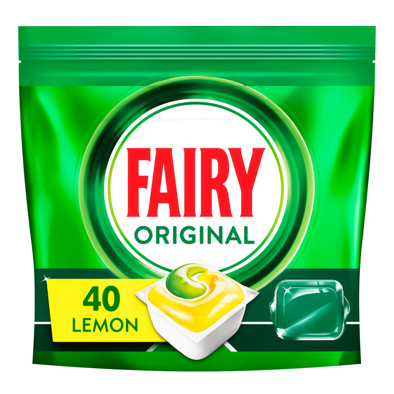 Таблетки для ГСМ Fairy Original Все в 1 Лимон 40шт