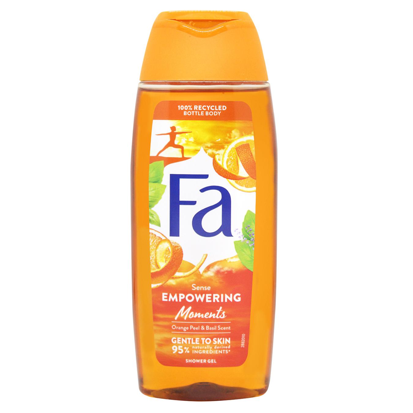 Shower gel Fa empowering moments aroma of zest and basil 250 ml