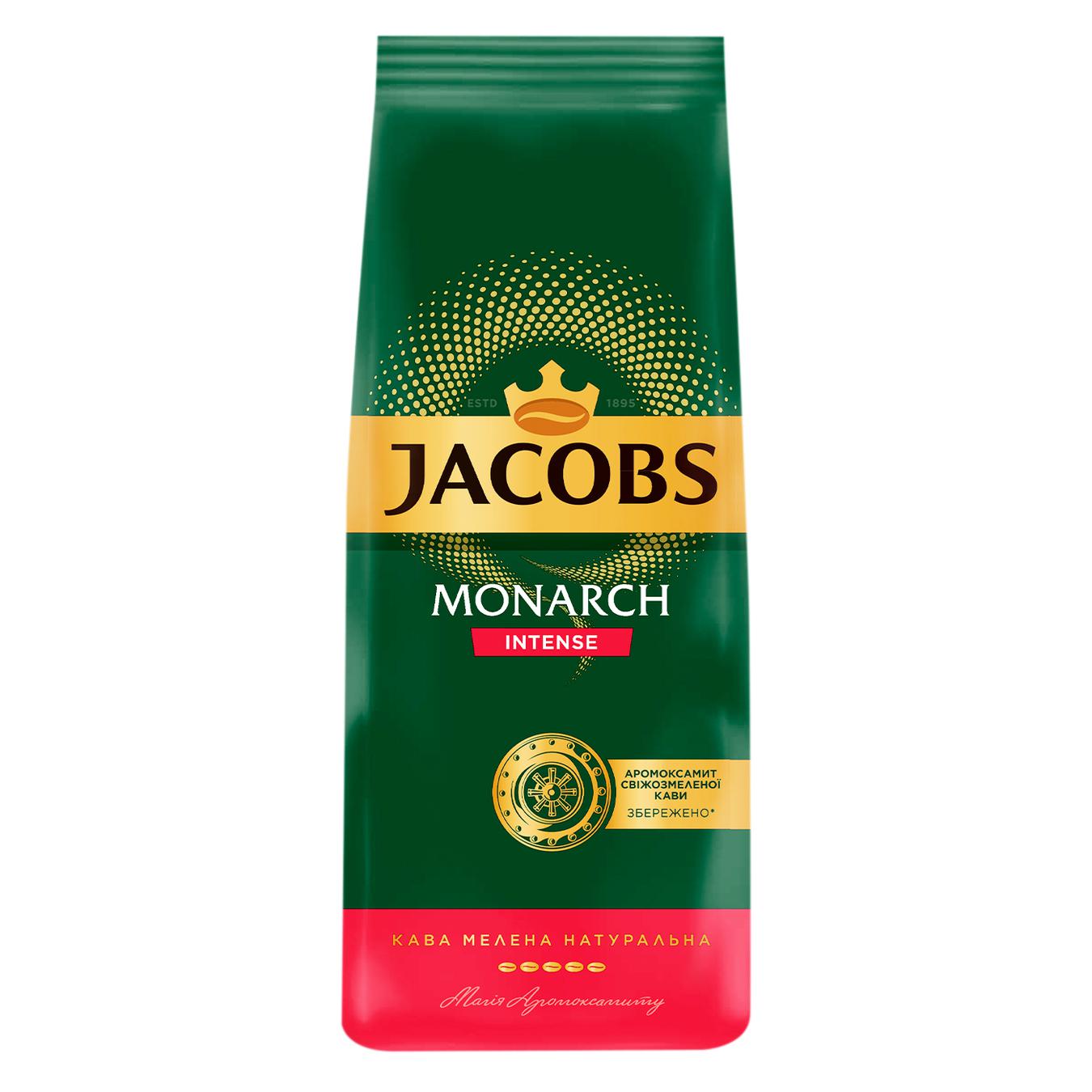 Natural coffee JACOBS MONARCH INTENSE roasted and ground 200g