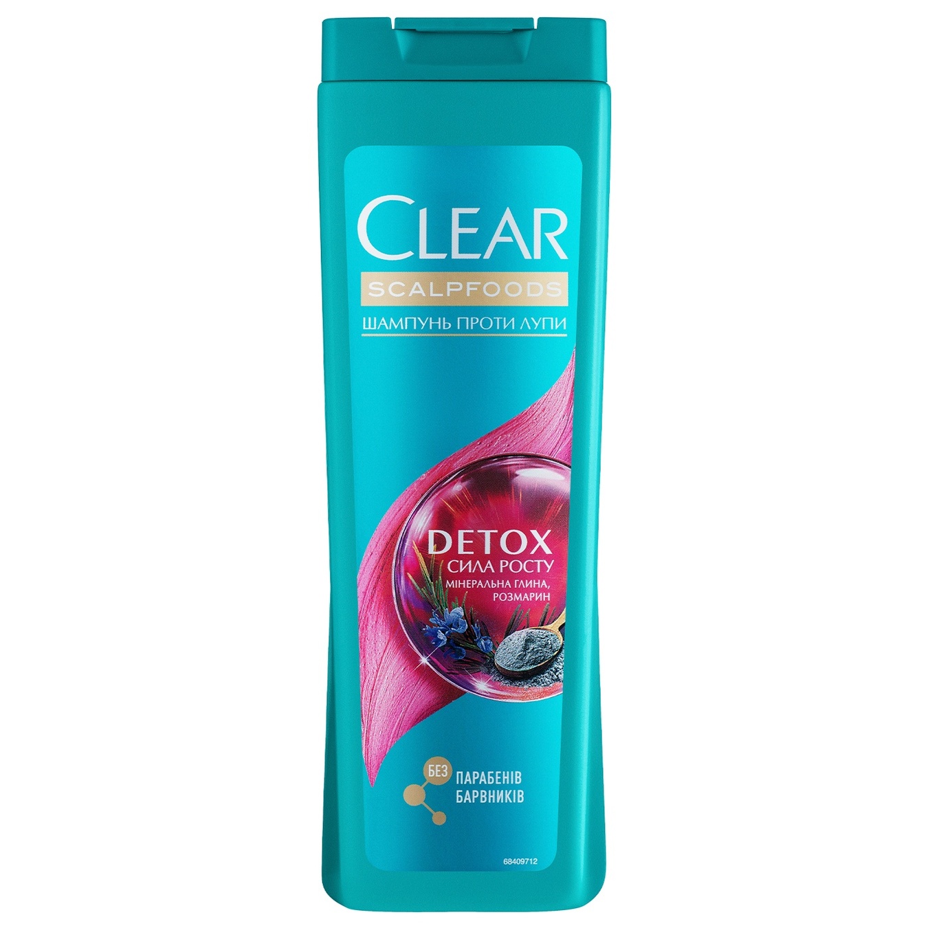 Shampoo-detox Clear against dandruff for women growth power 400ml