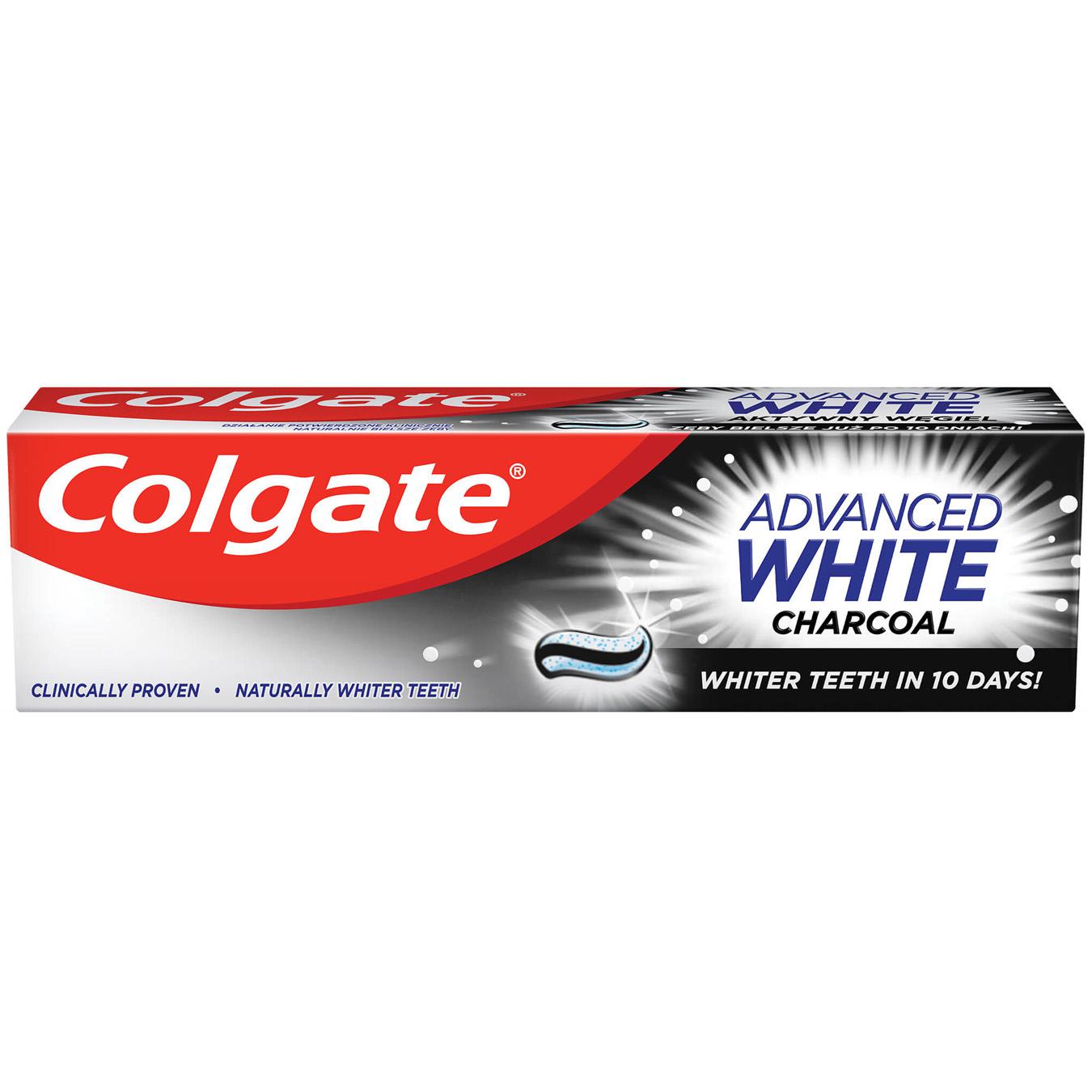 Зубна паста Colgate advanced white charcoal 75мл