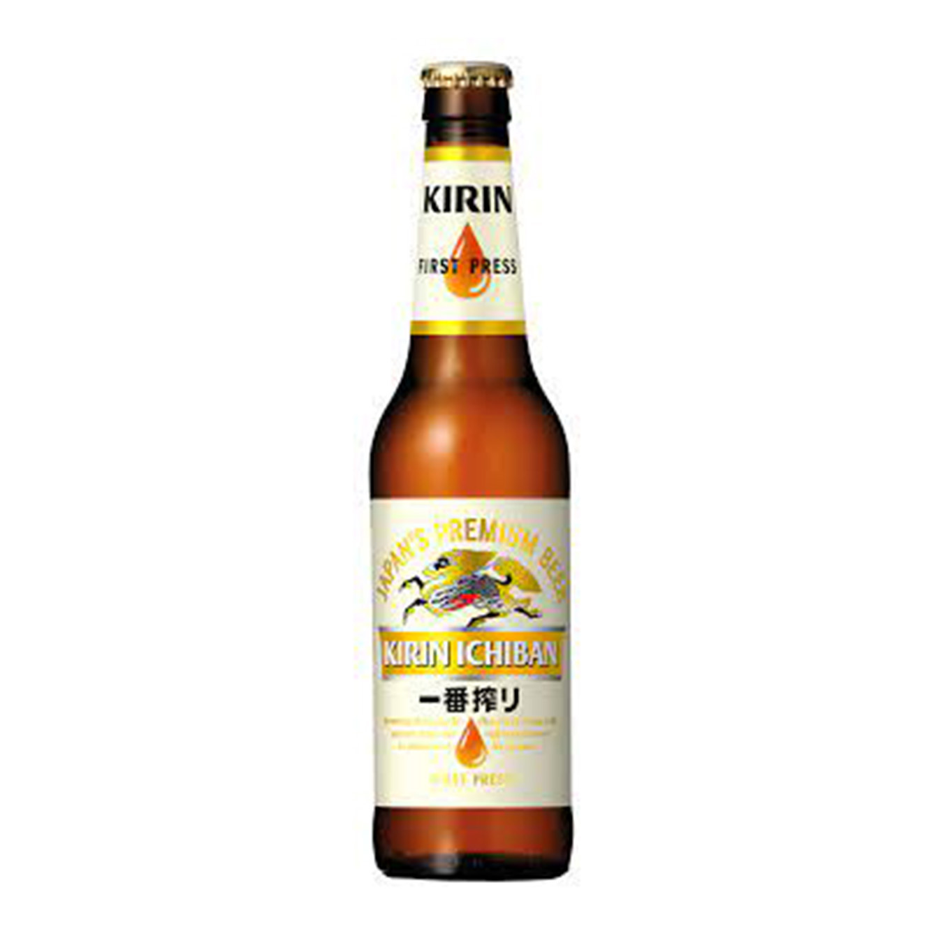 Пиво світле Kirin Ichiban 5% 0,33л скляна пляшка