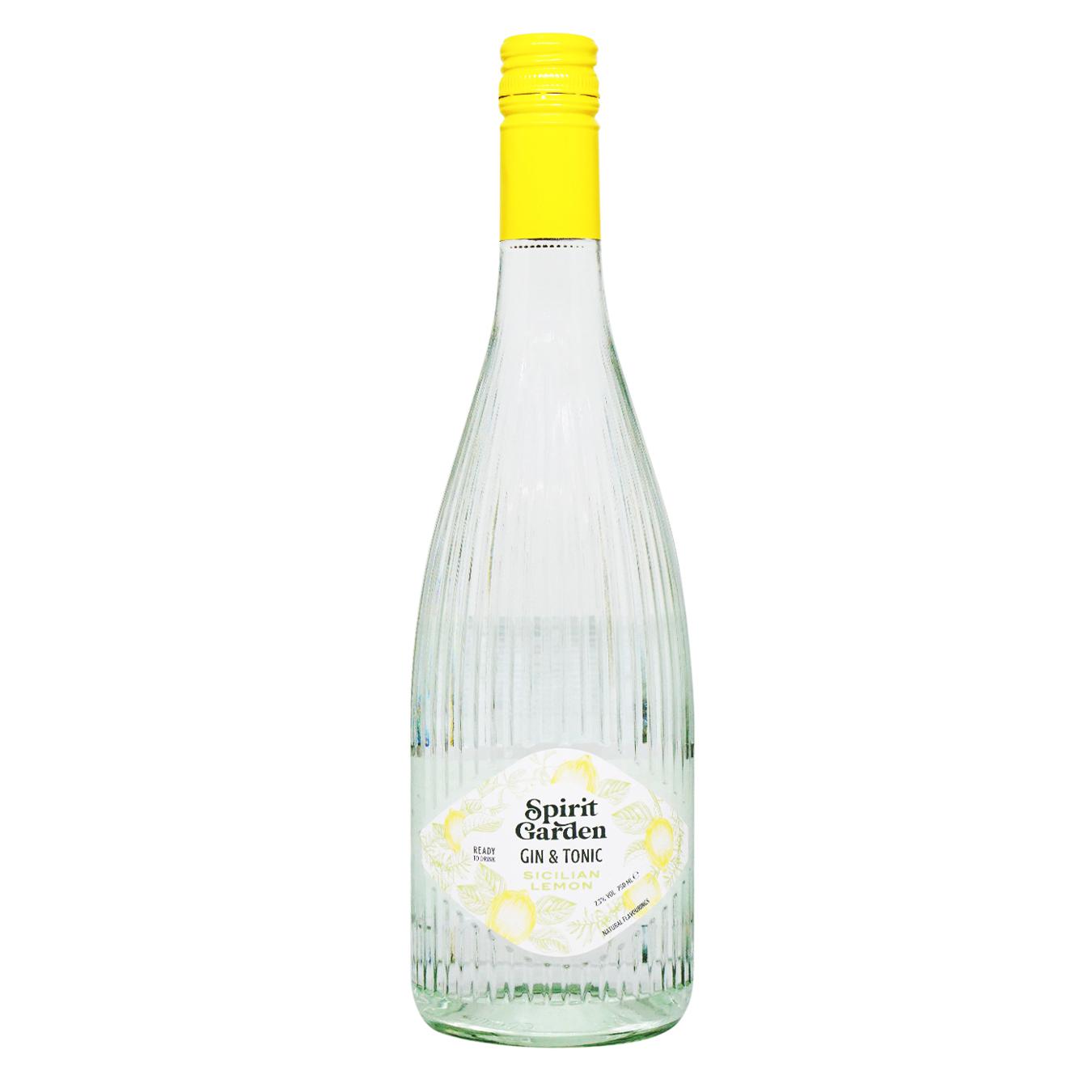 Напиток на основе вина Spirits Garden Lemon 7,3% 0,75л