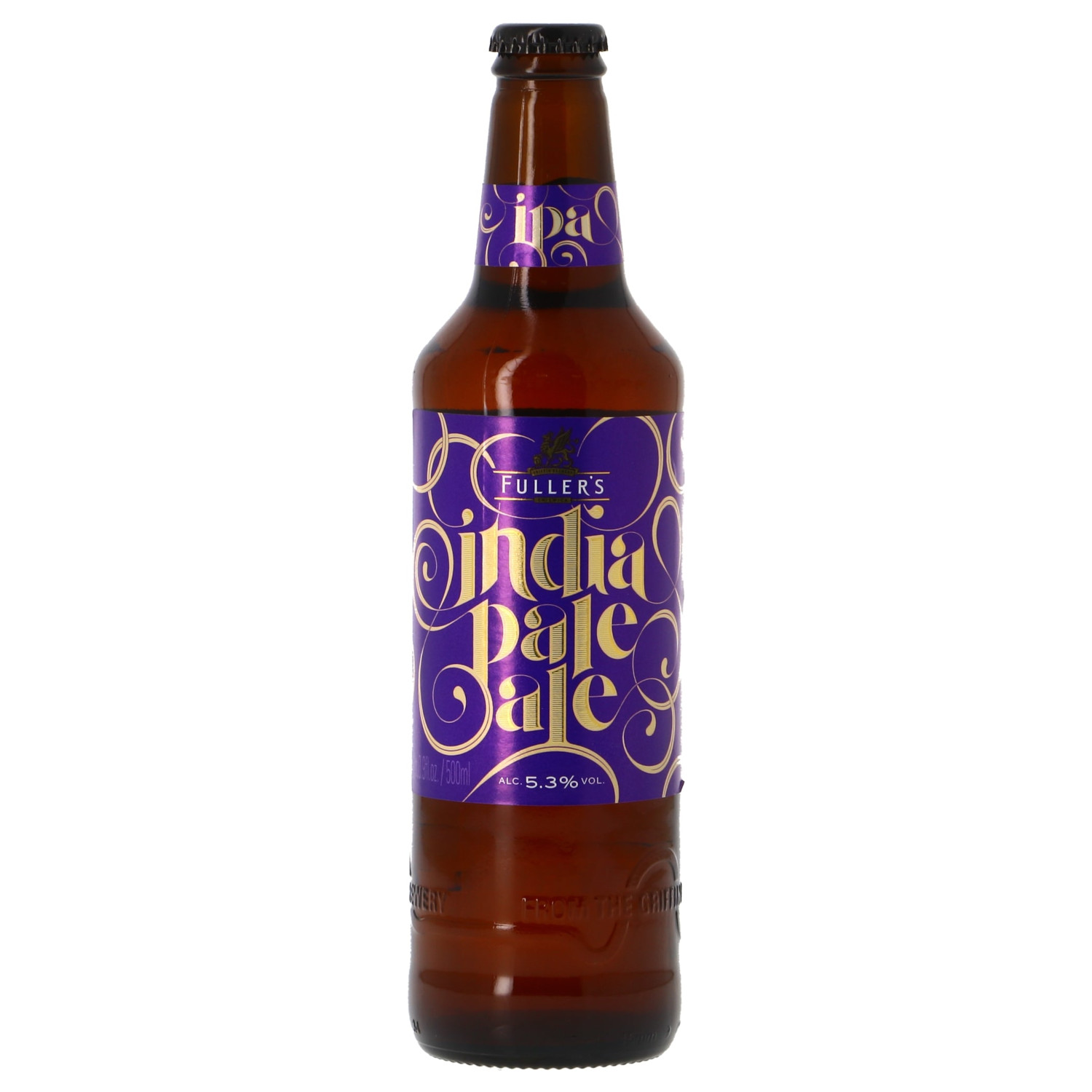 Light beer Fullers IPA 5.3% 0.5l glass bottle