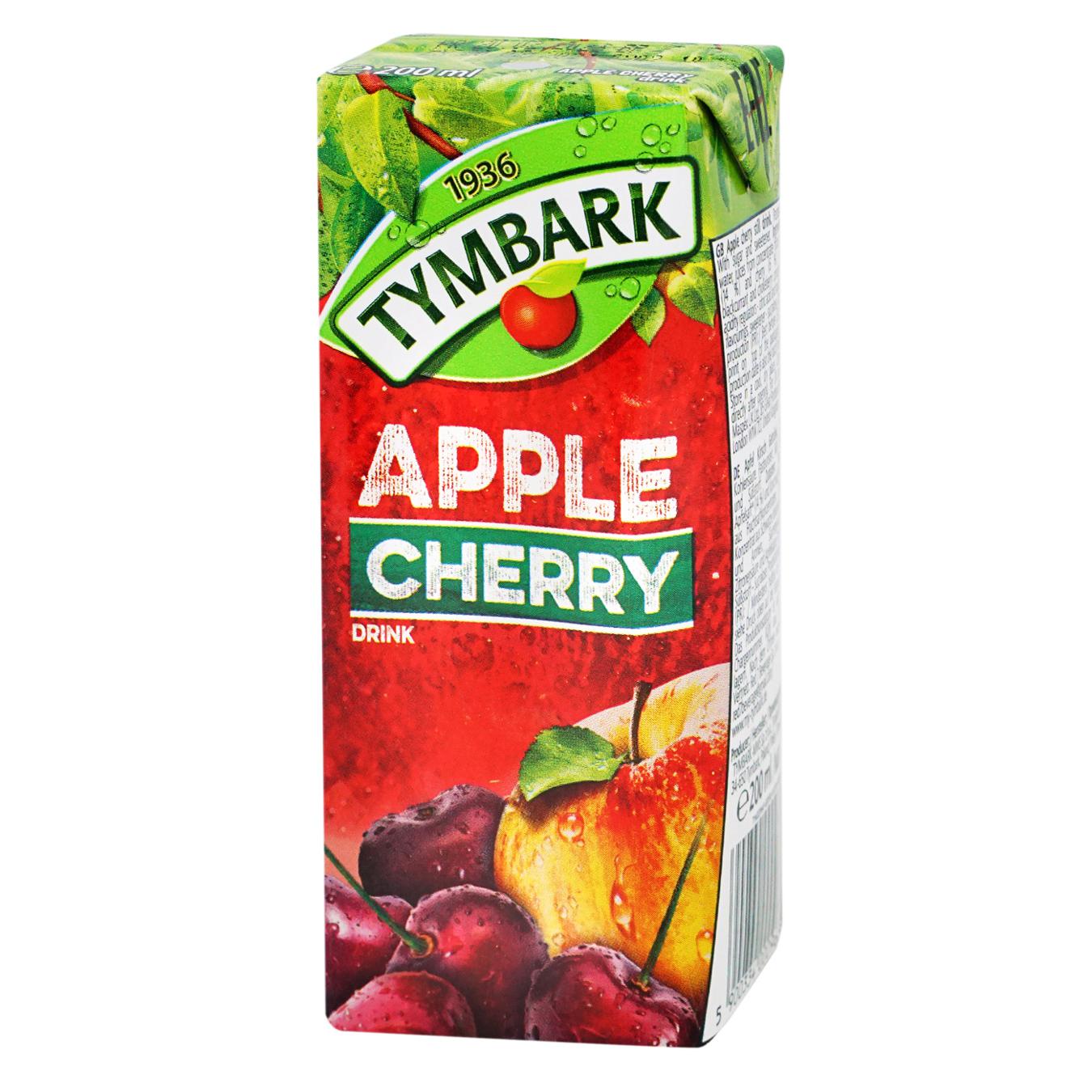 Напиток Tymbark яблоко, вишня 0,2л т/п