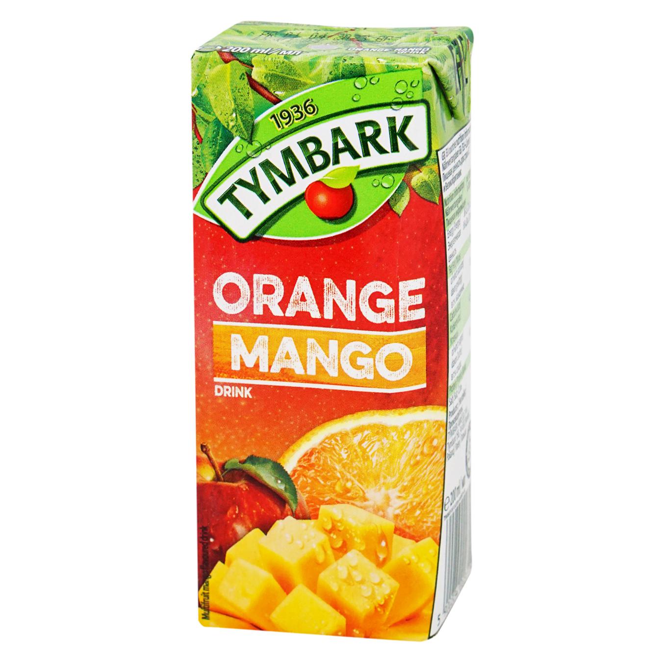 Напиток Tymbark манго, яблоко, апельсин 0,2л т/п
