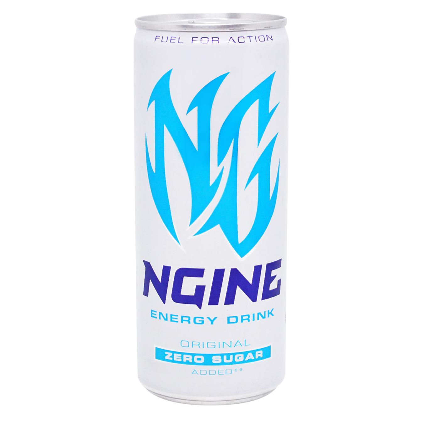Напій енергетичний Ngine Original без цукру 0,25л з/б