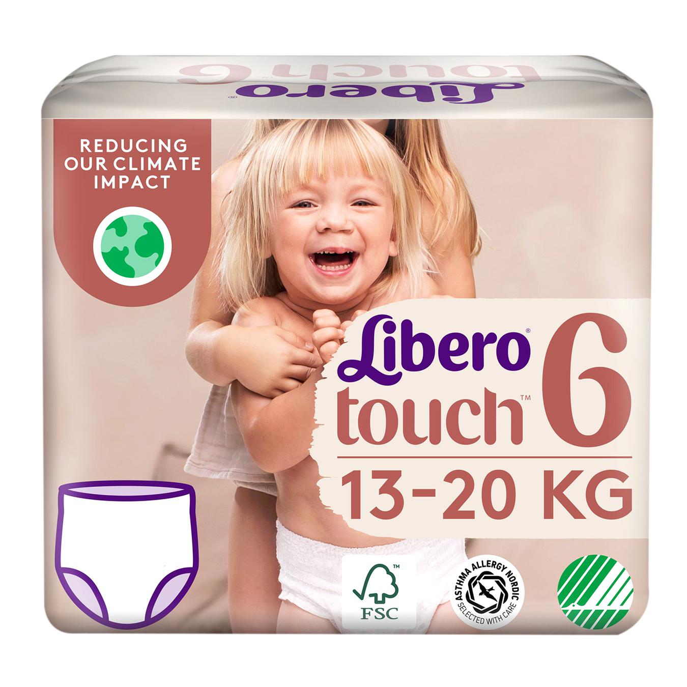 Подгузники детские Libero Touch Pants 6 28шт