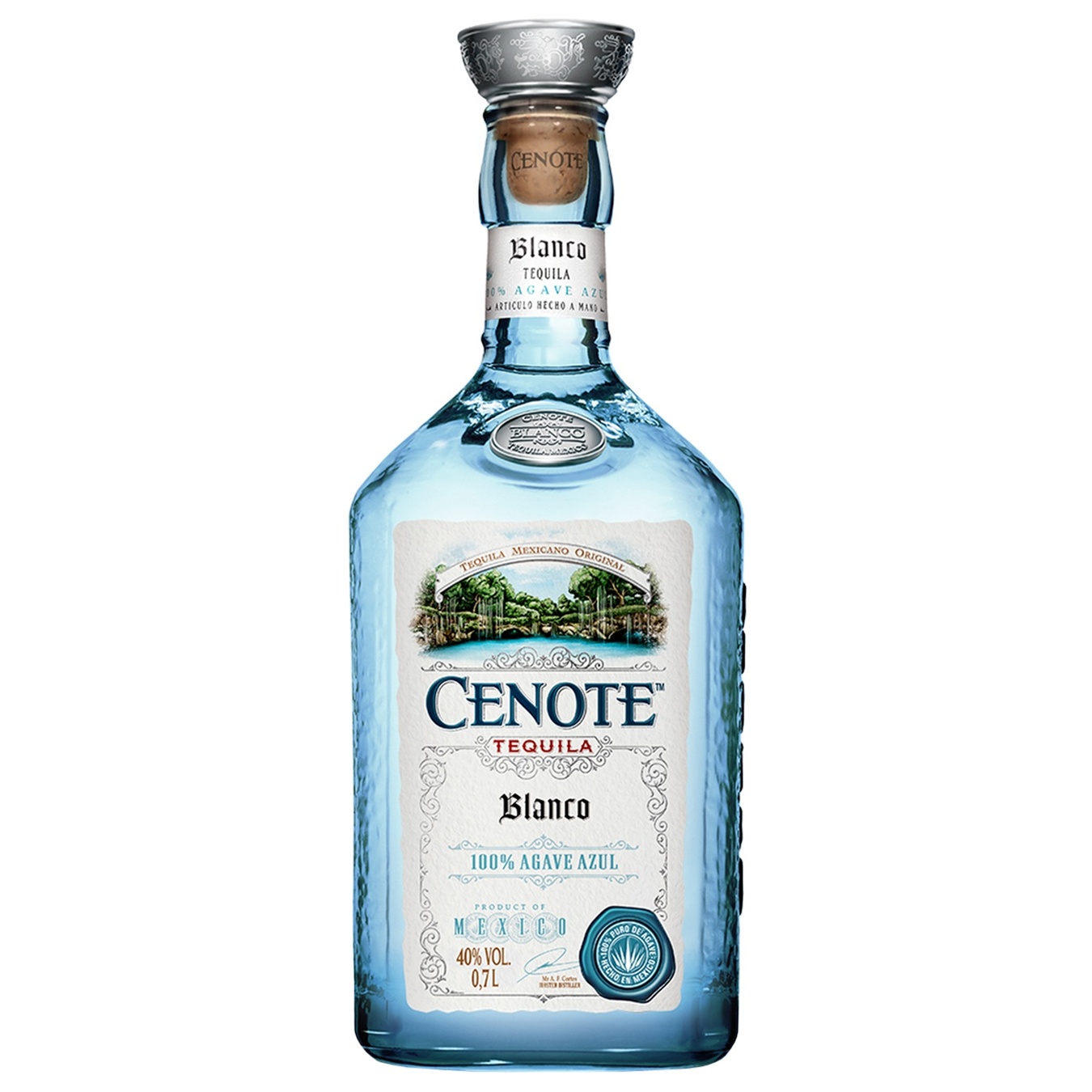 Текила Cenote Blanco 40% 0,7л