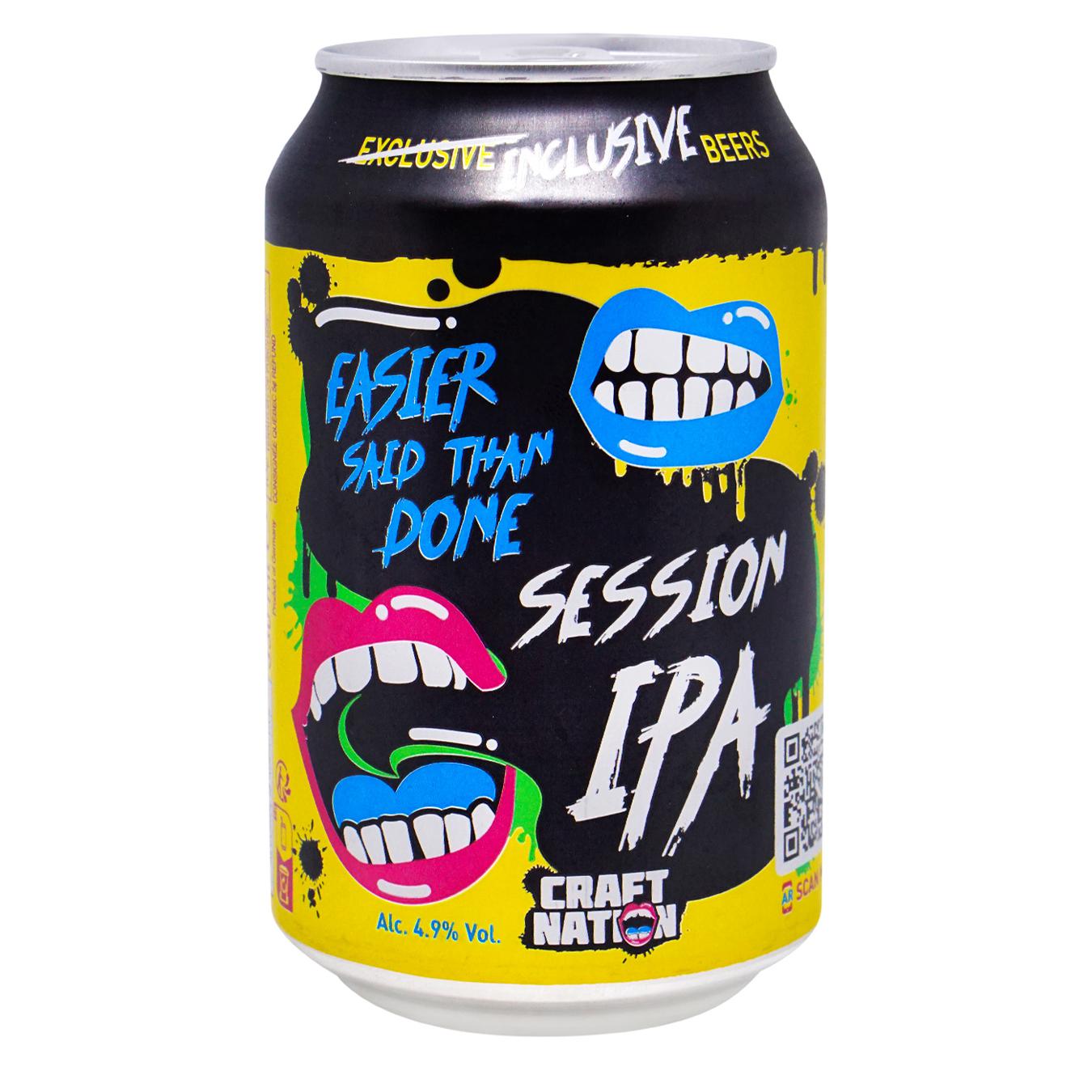 Light beer Craft Nation Session IPA 4.9% 0.33l iron can