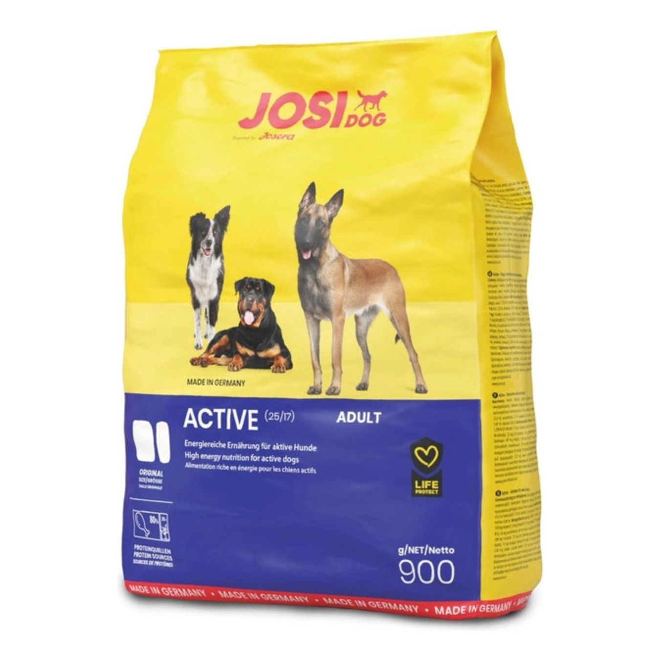 Корм для активних собак Josidog сухий 900г