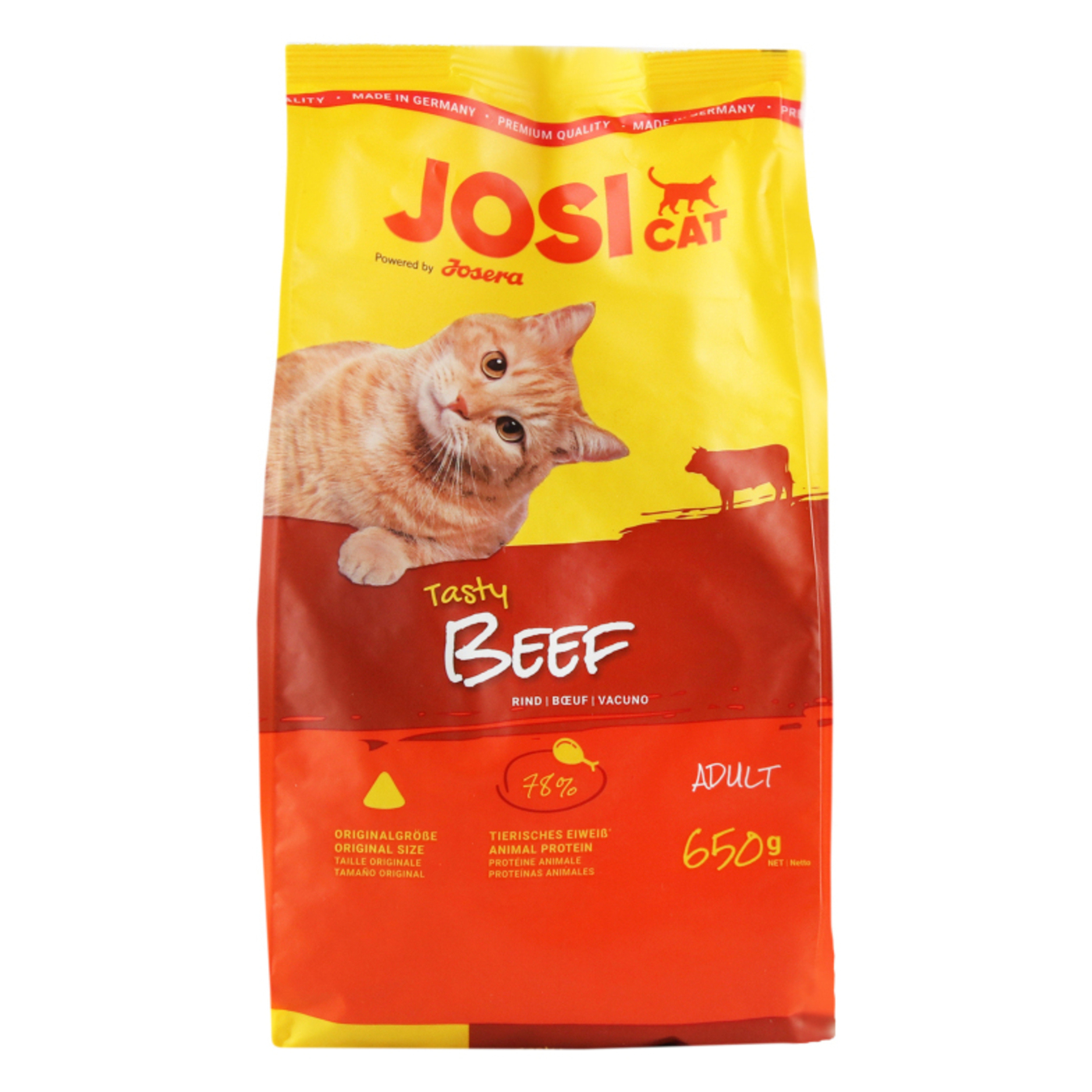 Cat food Josicat dry beef 650g