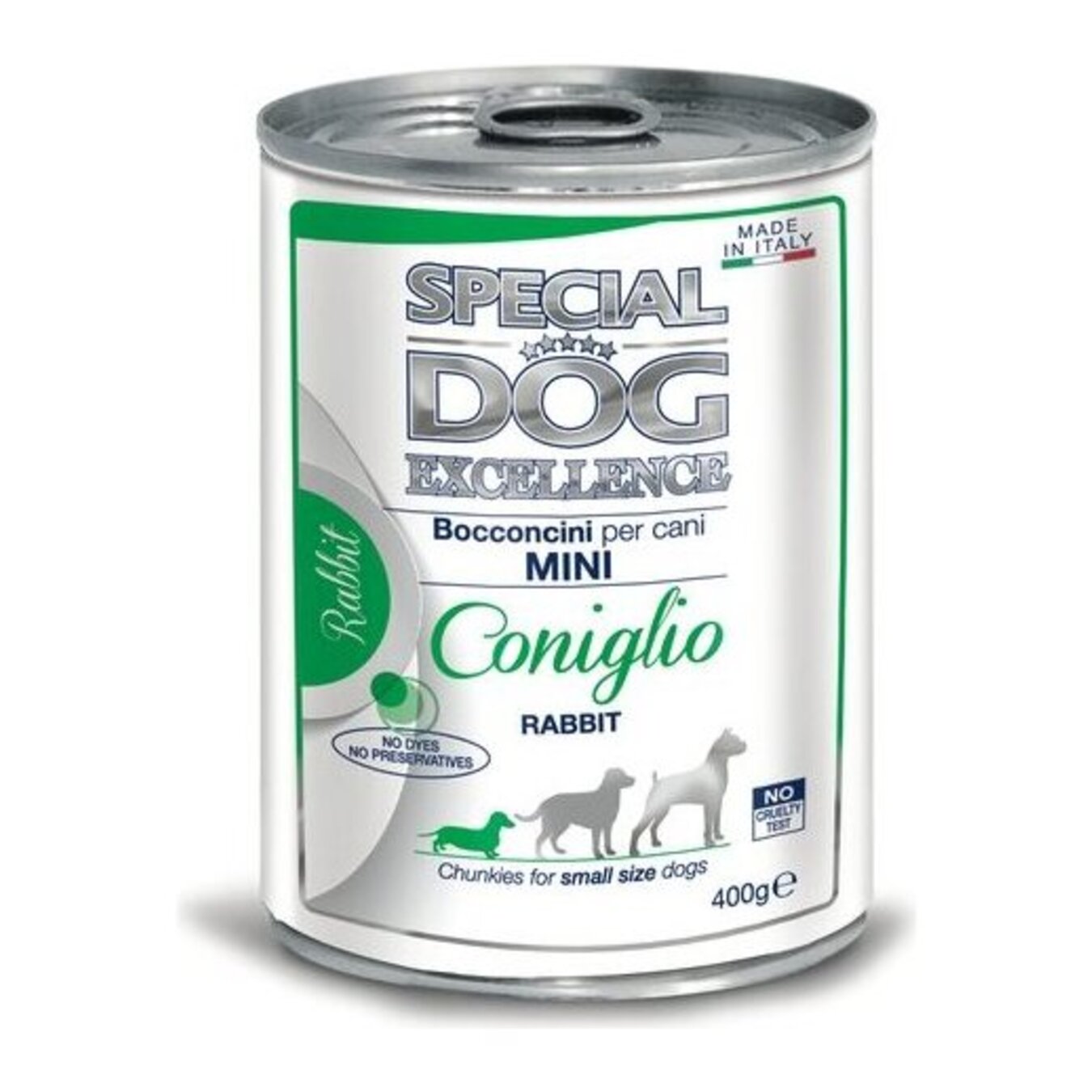 Food for small dogs Monge SDE rabbit canned 400g