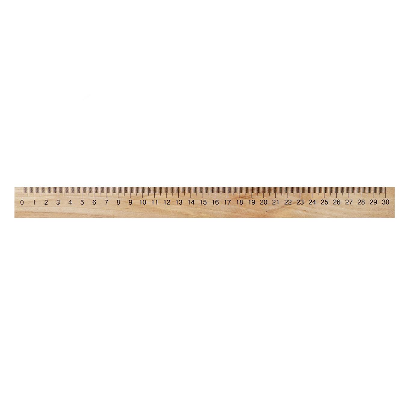 Лінійка Міцар дерев'яна 30 см