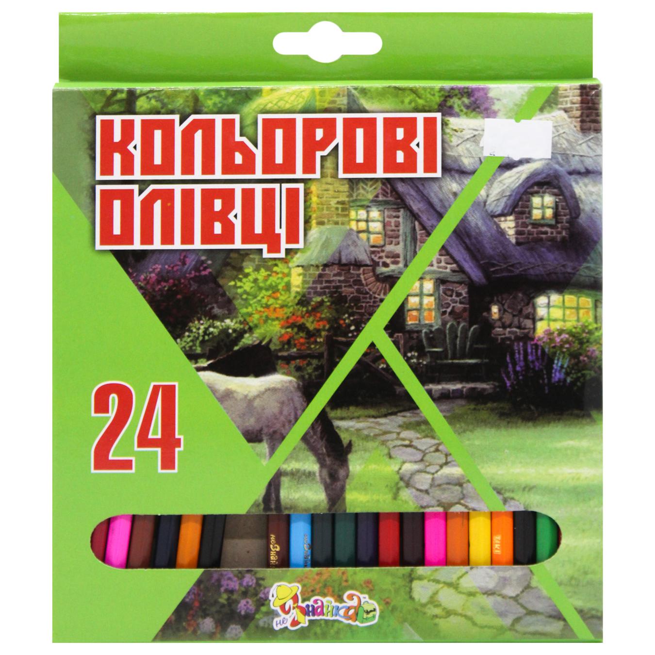 Colored pencils NeZnayka 24 colors