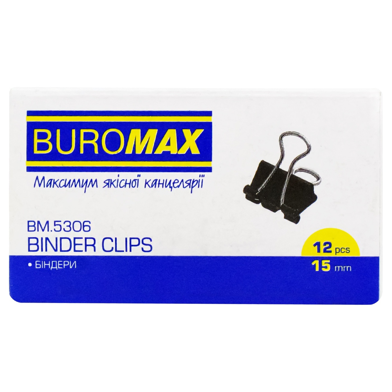 Binder Buromax 15 mm 12 pcs