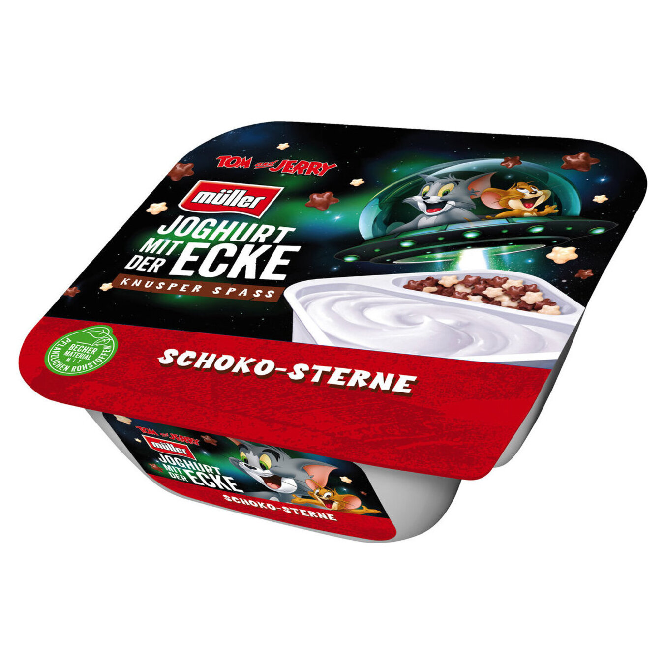 Müller Tom & Jerry yogurt with the addition of magical stars 3.8% 140 g