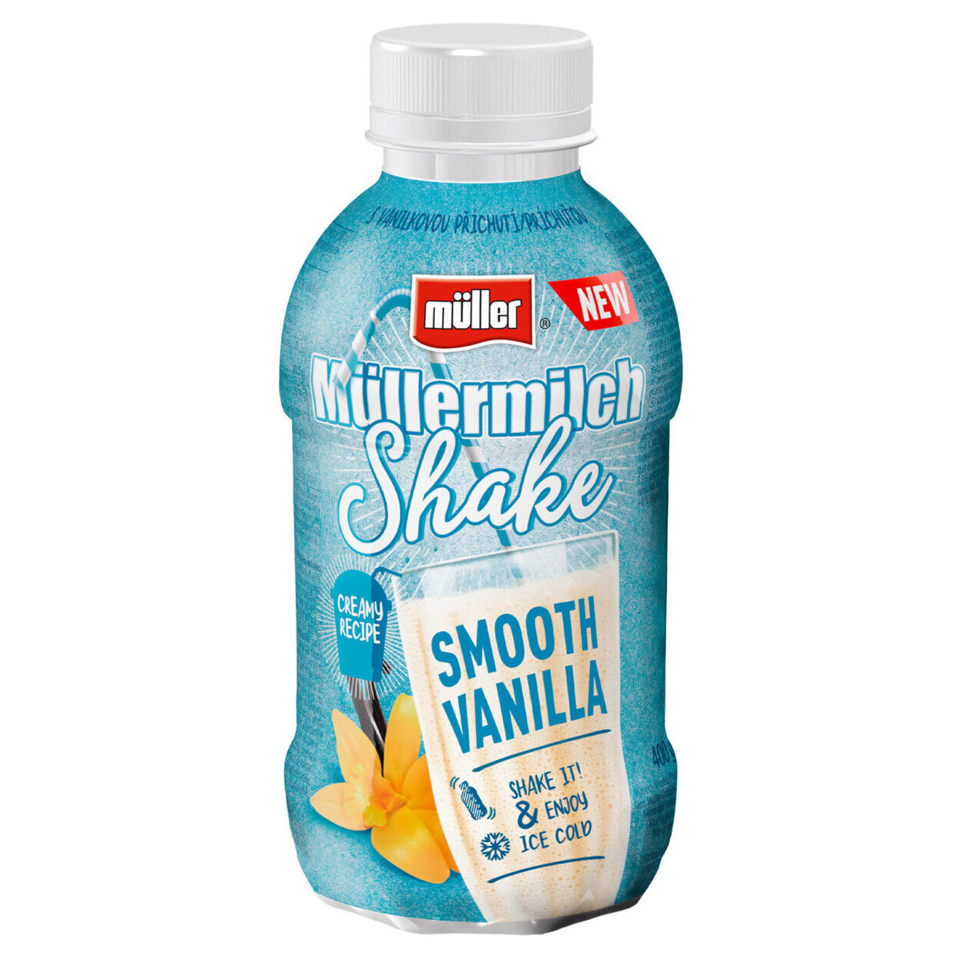 Milk shake flavored Müller Vanilla 3.5% 400g