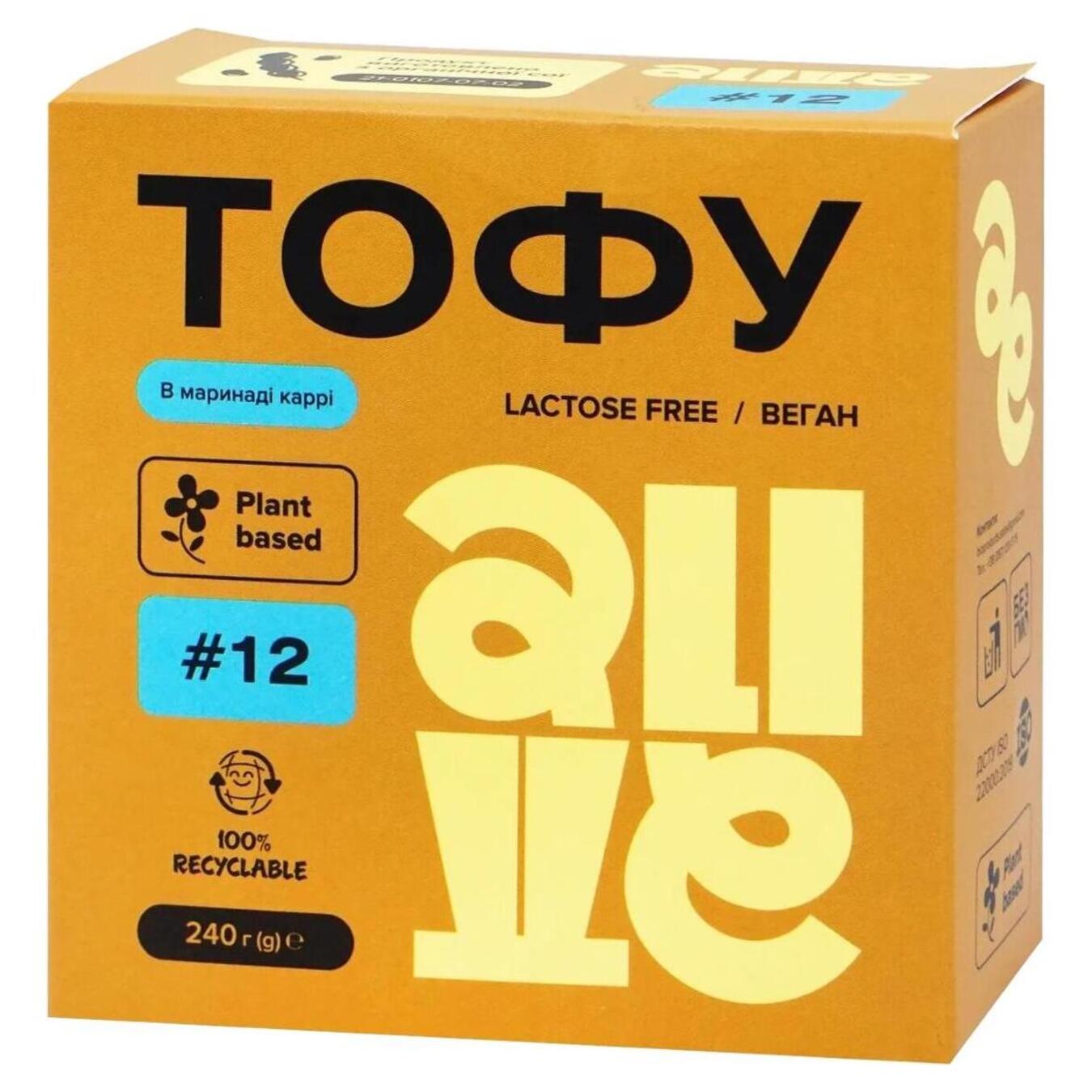 Tofu Alive in curry sauce pasteurized 240g