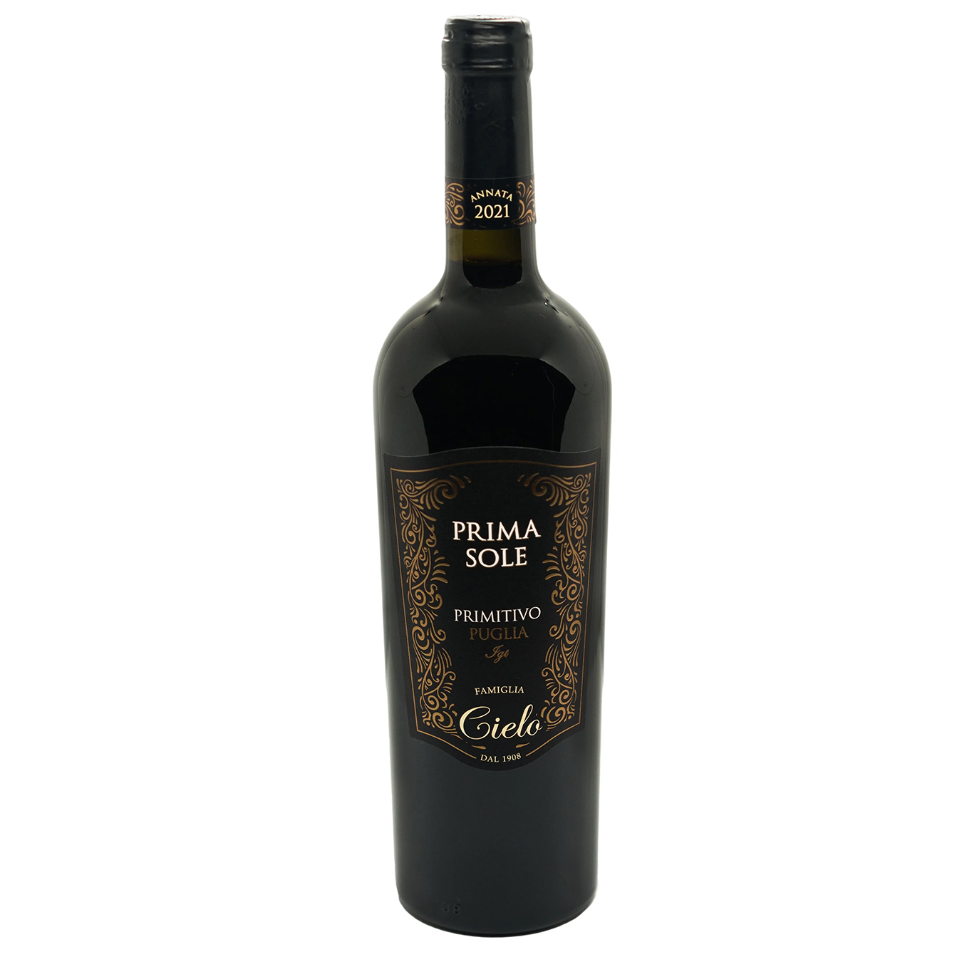 Вино Primasole Primitivo Puglia IGT червоне сухе 13% 0,75л