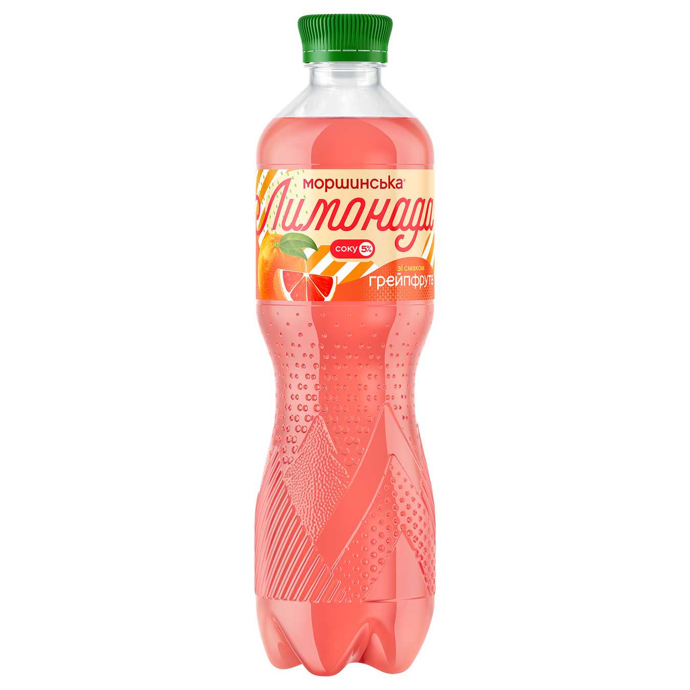 Carbonated drink Morshynska lemonade grapefruit 0.5 l