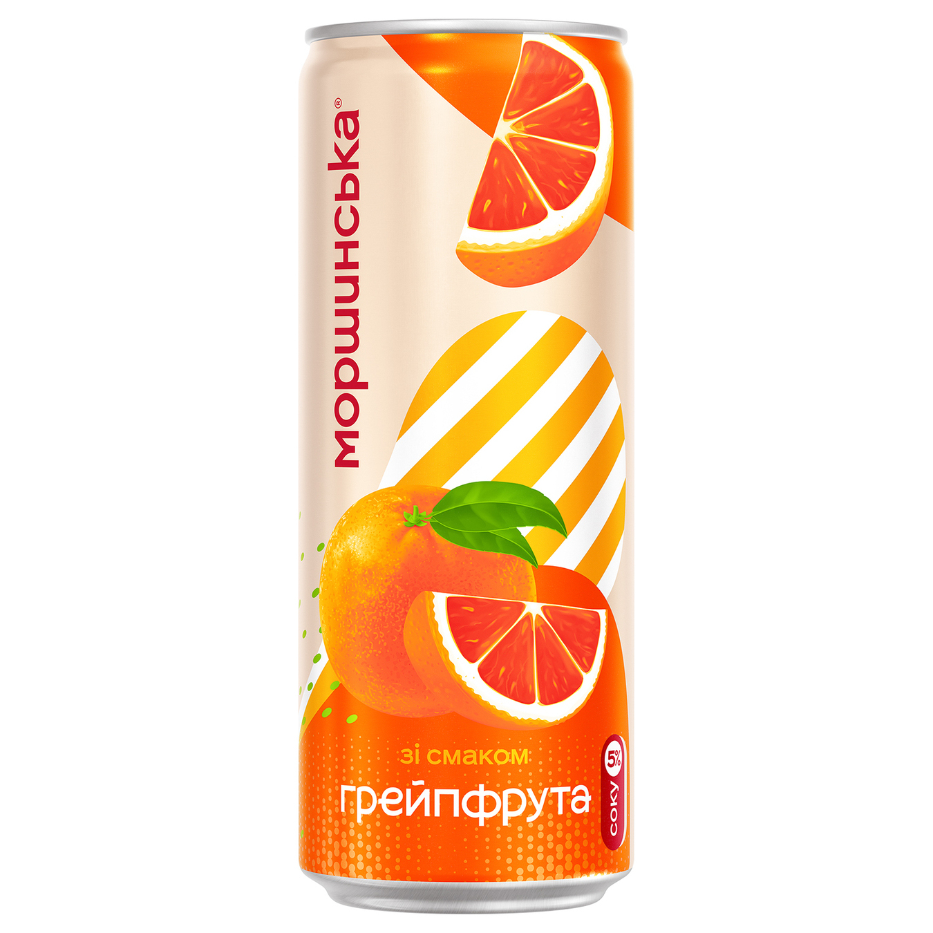 Carbonated drink Morshynska lemonade grapefruit iron can 330 ml 2