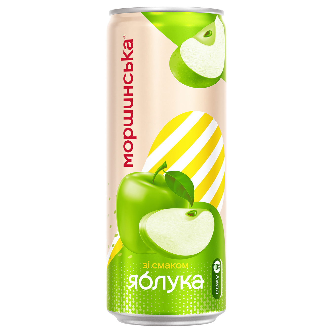 Carbonated drink Morshynska lemonade apple iron can 330 ml 2