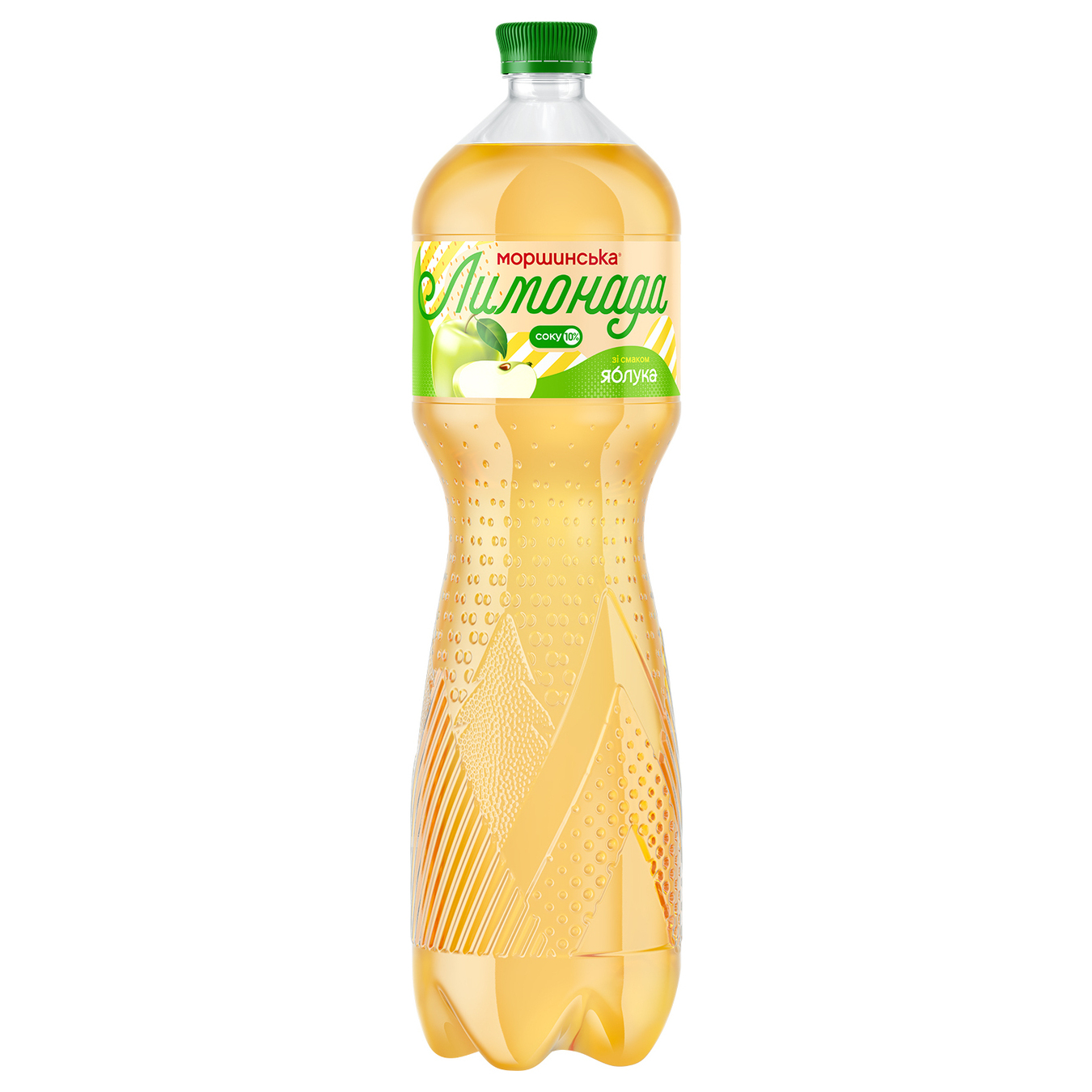 Carbonated drink Morshynska apple lemonade 1.5 l